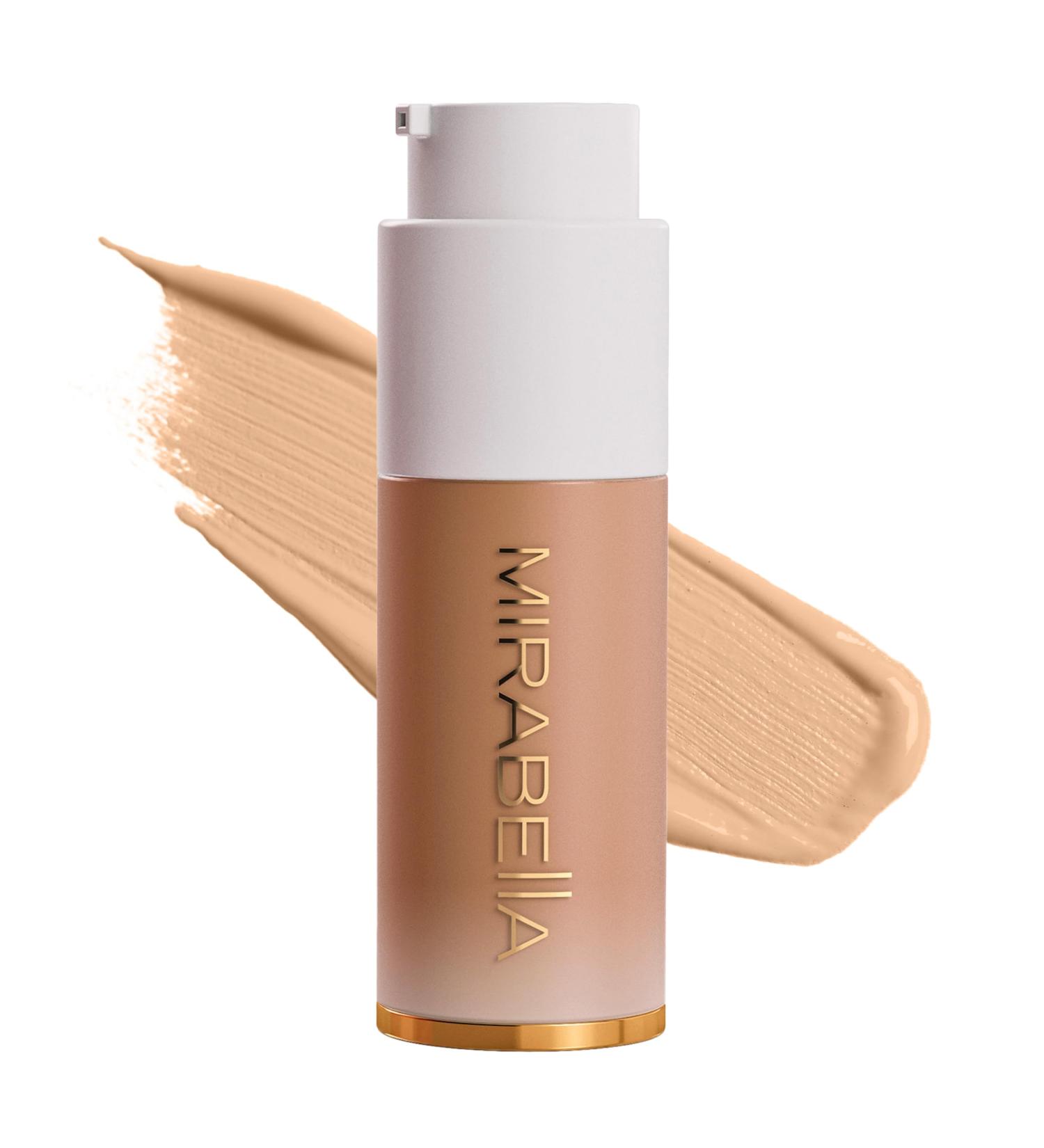 Mirabella Invincible HD Liquid Foundation - Anti-Aging Full Coverage Makeup for All Skin Types (Medium M150) - Moisturizing & Lightweight Foundation for Lasting Beauty - Buy Online on SooperMarket.com