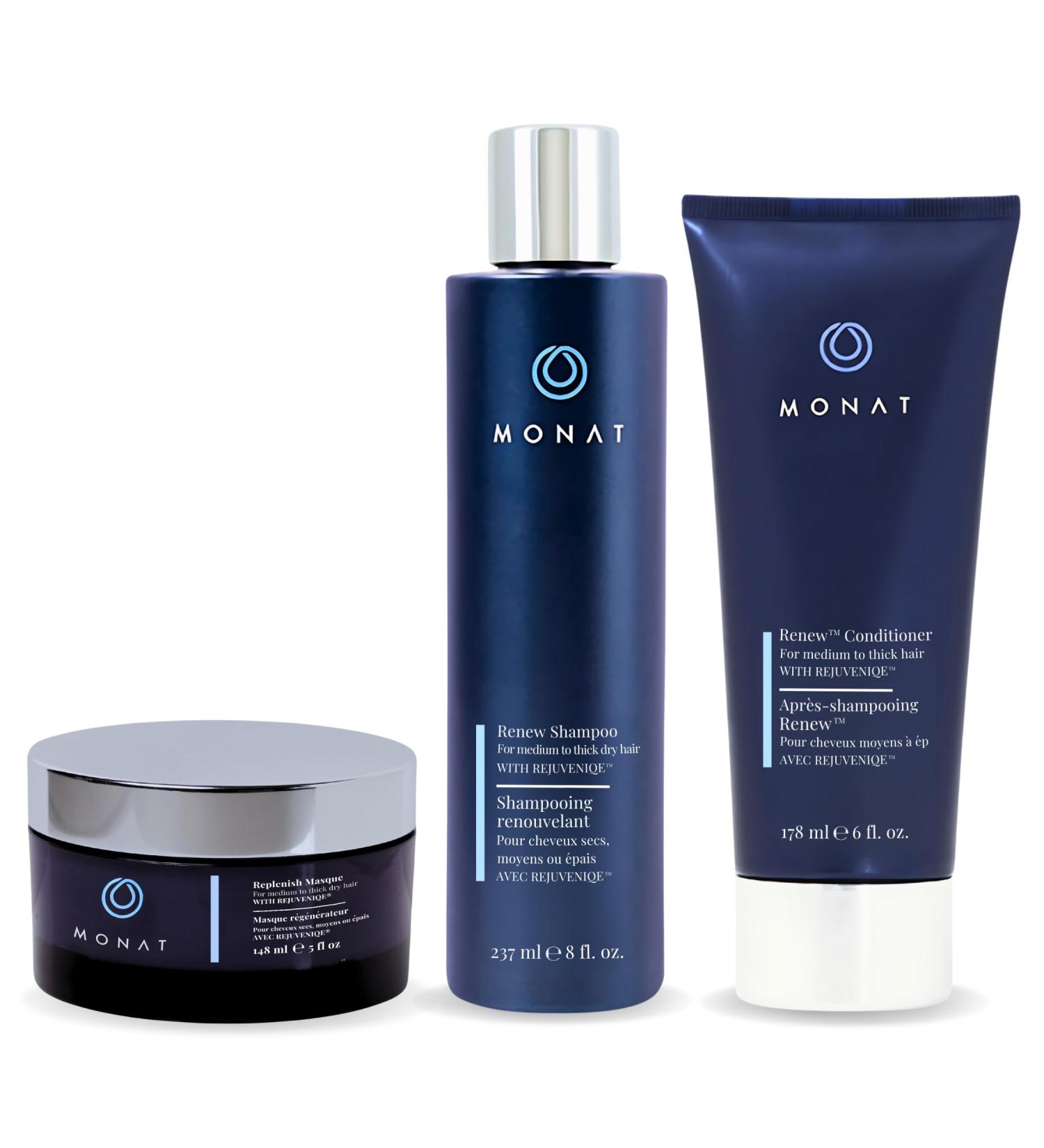 Renew Hydrating Hair Care System - Ultimate Shampoo Conditioner & Masque for Dry Brittle Hair | 8 oz 6 oz 5 oz - Shop Now - Buy Online on SooperMarket.com