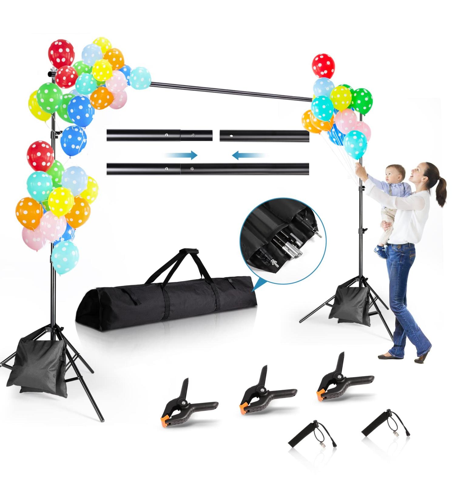 Backdrop Stand 8.5x10ft  ZBWW Photo Video Studio Adjustable Backdrop Stand for Parties  Wedding  Photography  Advertising Display 8.5*10ft - Buy Online on SooperMarket.com