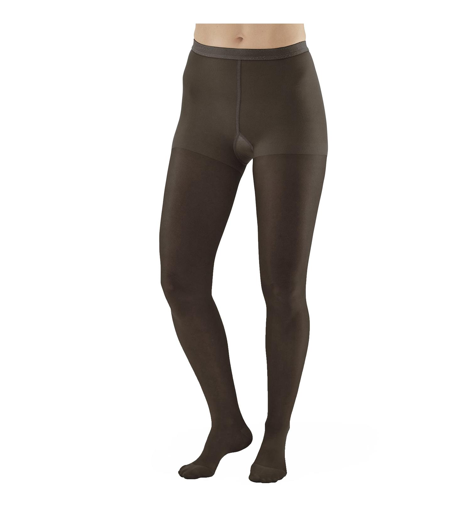 Ames Walker Women's Sheer Support Compression Pantyhose - 15-20 mmHg Closed Toe, Black, Small - Buy Online on SooperMarket.com