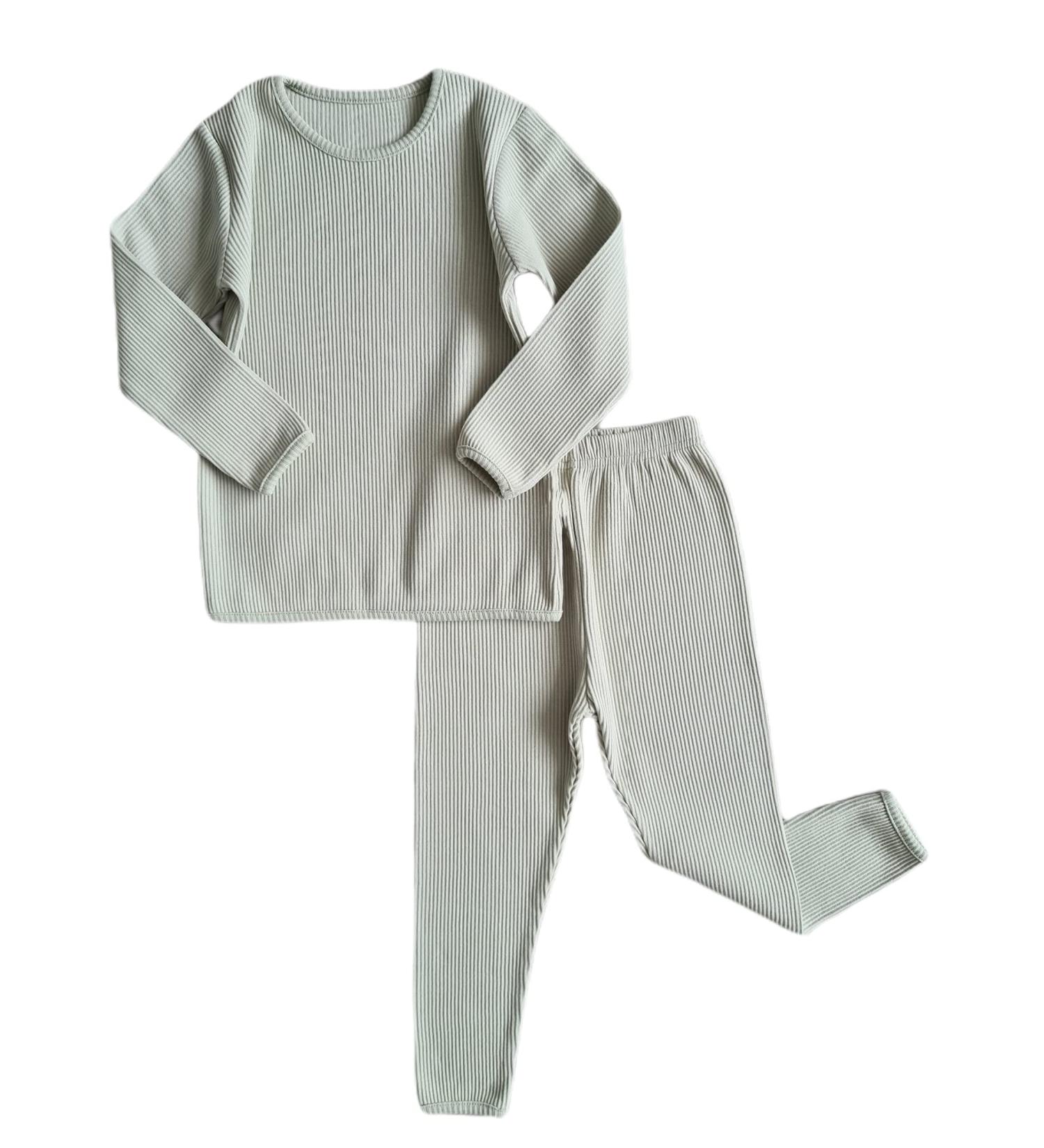 DreamBuy 20 Colours Ribbed Pyjama/Tracksuit/Loungewear for Unisex Boys and Girls | Baby, Women, Men | Sage | 6-12 Months - Buy Online on SooperMarket.com
