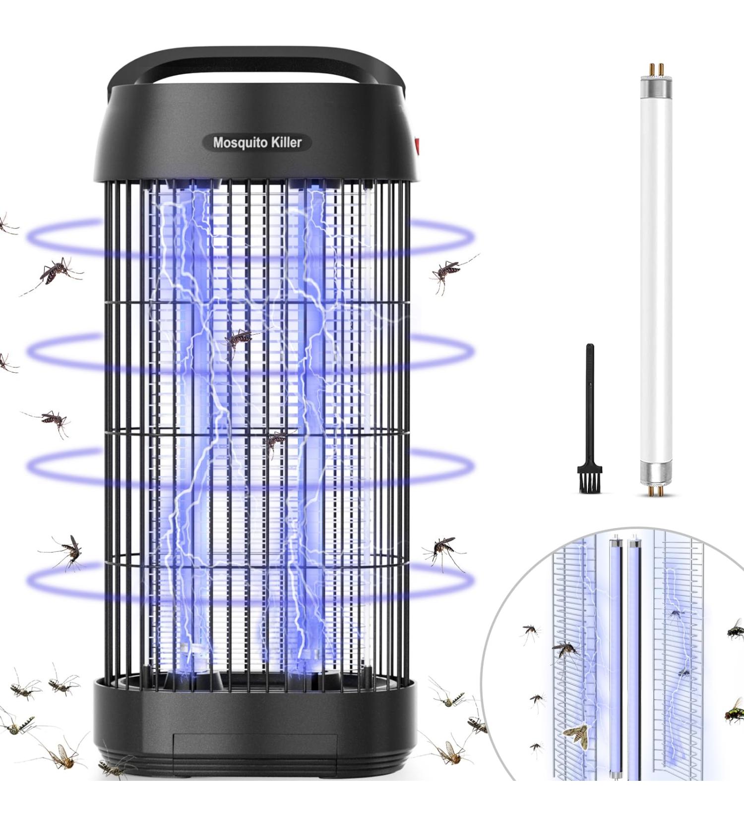 Buy MJUM Double-Sided Insect Destroyer | 16W Electric Mosquito Trap 1800V Non-Toxic Fly Trap for Indoor & Garden Use - Buy Online on SooperMarket.com
