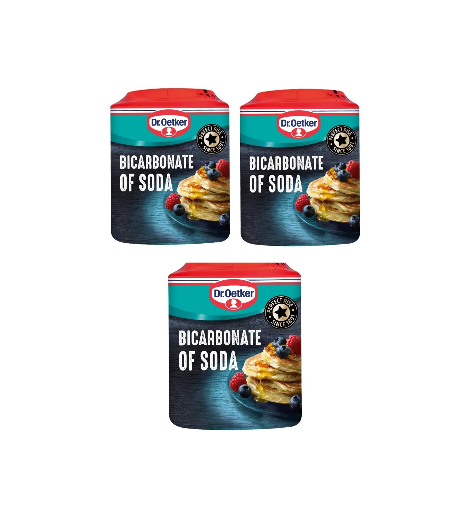 Bicarbonate of Soda 200g (Pack of 3) | Premium Baking Soda for Cooking and Cleaning | Double Pack for Convenience | Leavening Agent - Buy Online on SooperMarket.com