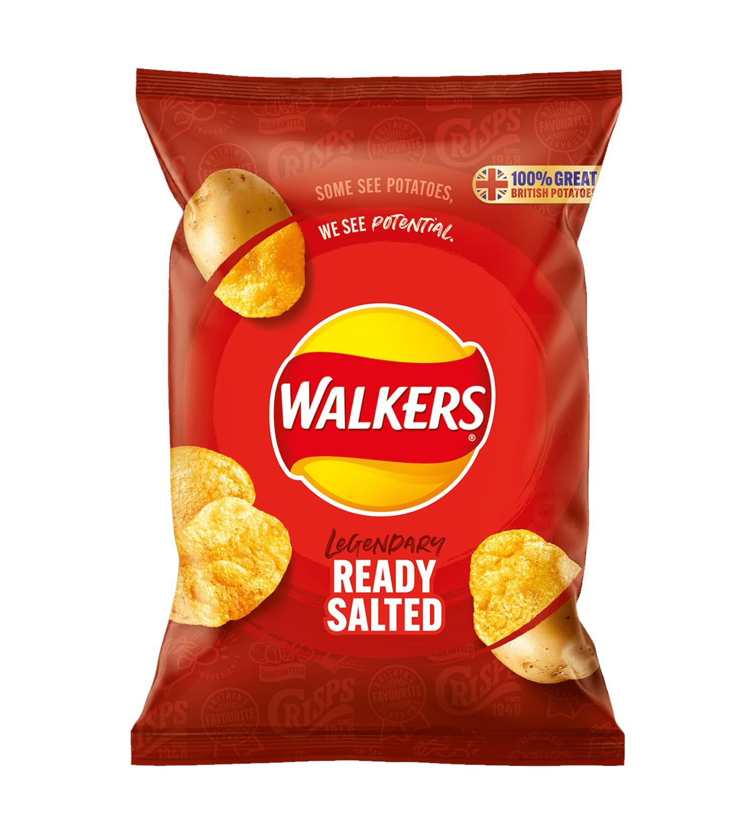 Walkers Multipack Crisps (Ready Salted 24x32.5g) - Buy Online on SooperMarket.com