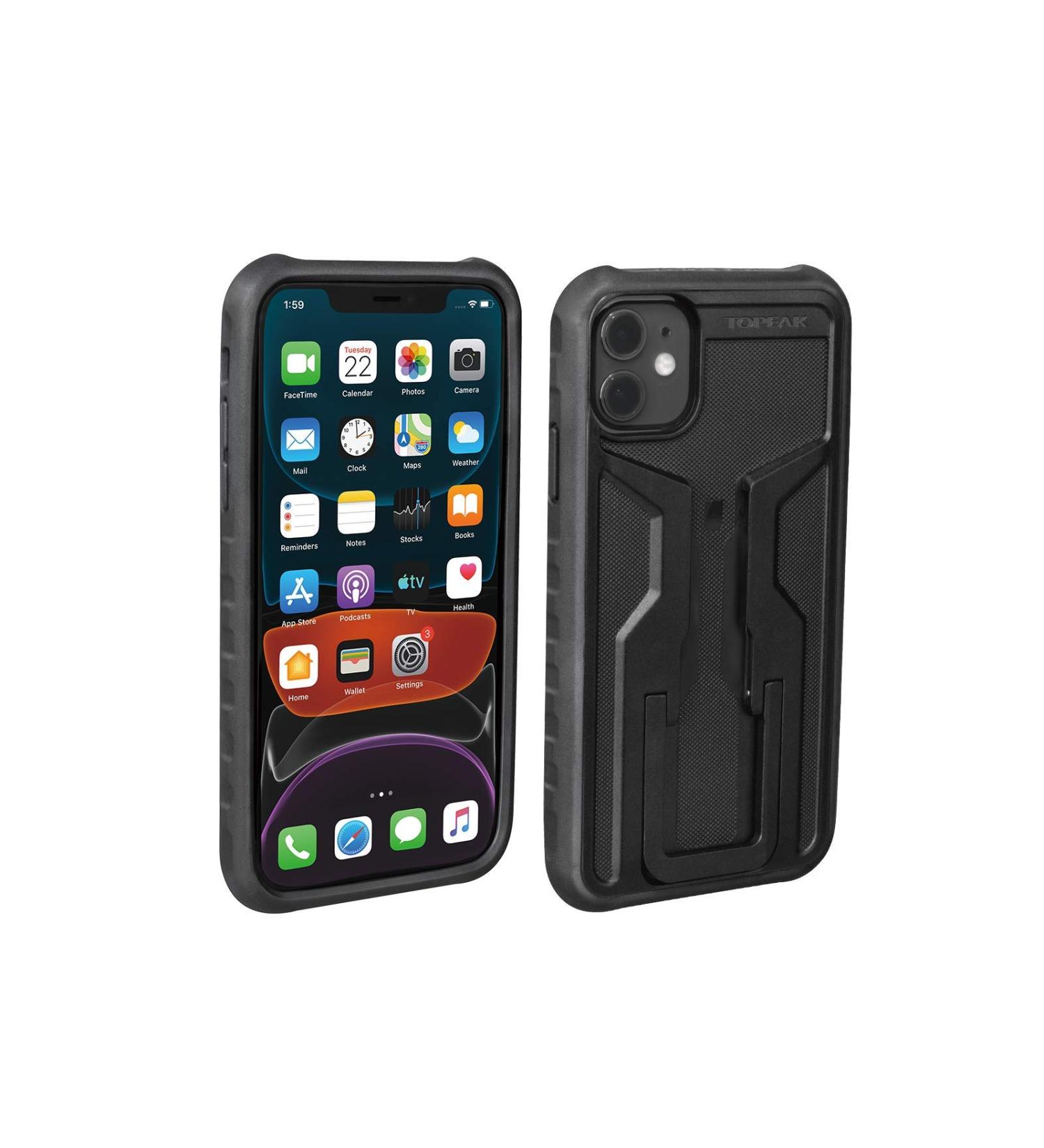 Topeak Unisex RideCare iPhone 11 Case - Black-Grey Smartphone Protection - Shop Internationally - Buy Online on SooperMarket.com