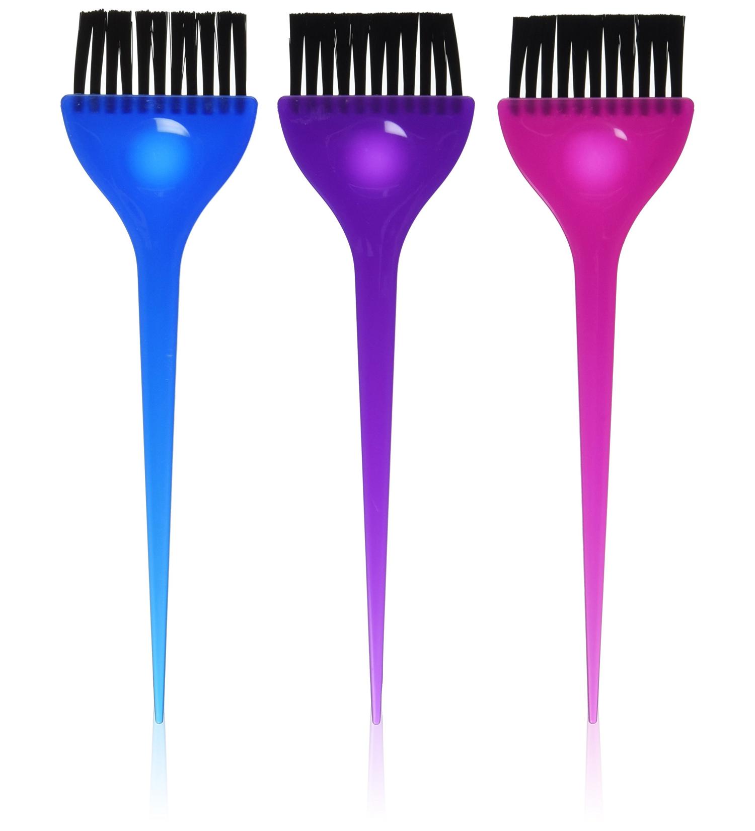 Soft 'N Style 3 Piece Translucent Dye Brush Set