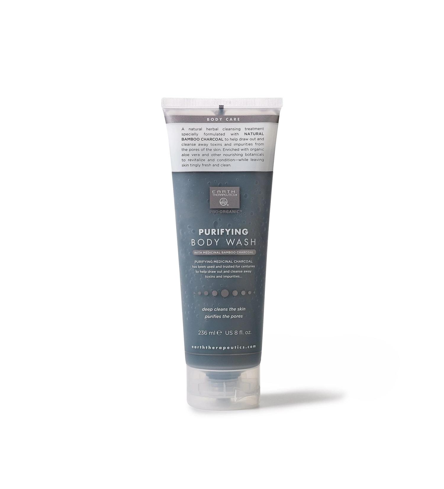 Earth Therapeutics Charcoal Purifying Body Wash - Natural Detox Cleanser for Healthy Skin | Buy Online Internationally - Buy Online on SooperMarket.com