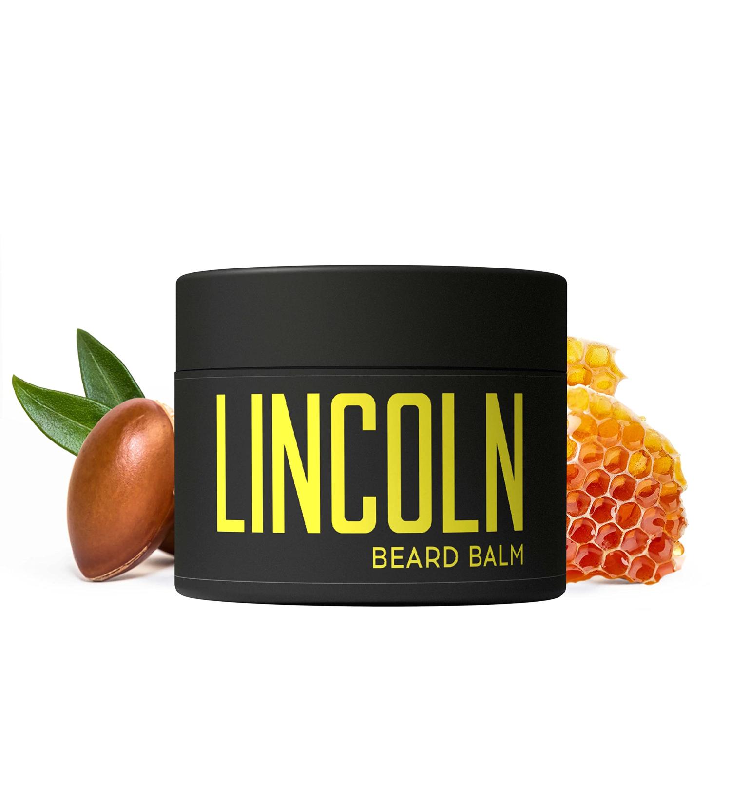 Lincoln Nourishing Beard Balm - Premium Beard Care for Men | 100ml | Smooth Non-Greasy Formula with High-Quality Oils - Buy Online on SooperMarket.com