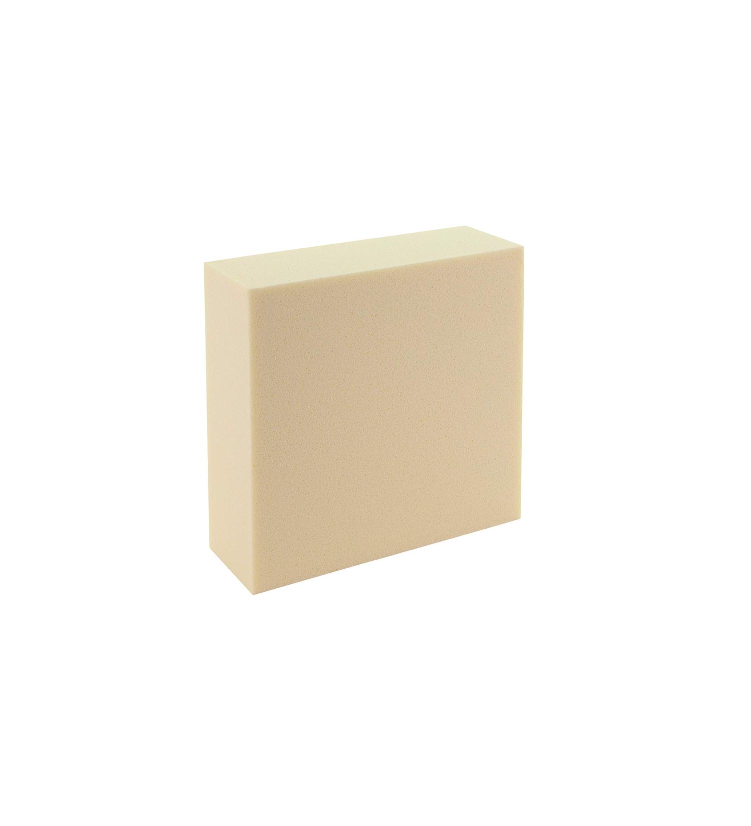 Sculpture Block - Polyurethane Foam Carving Block - Beige 15x15x5cm - 1 Pack - Buy Online on SooperMarket.com