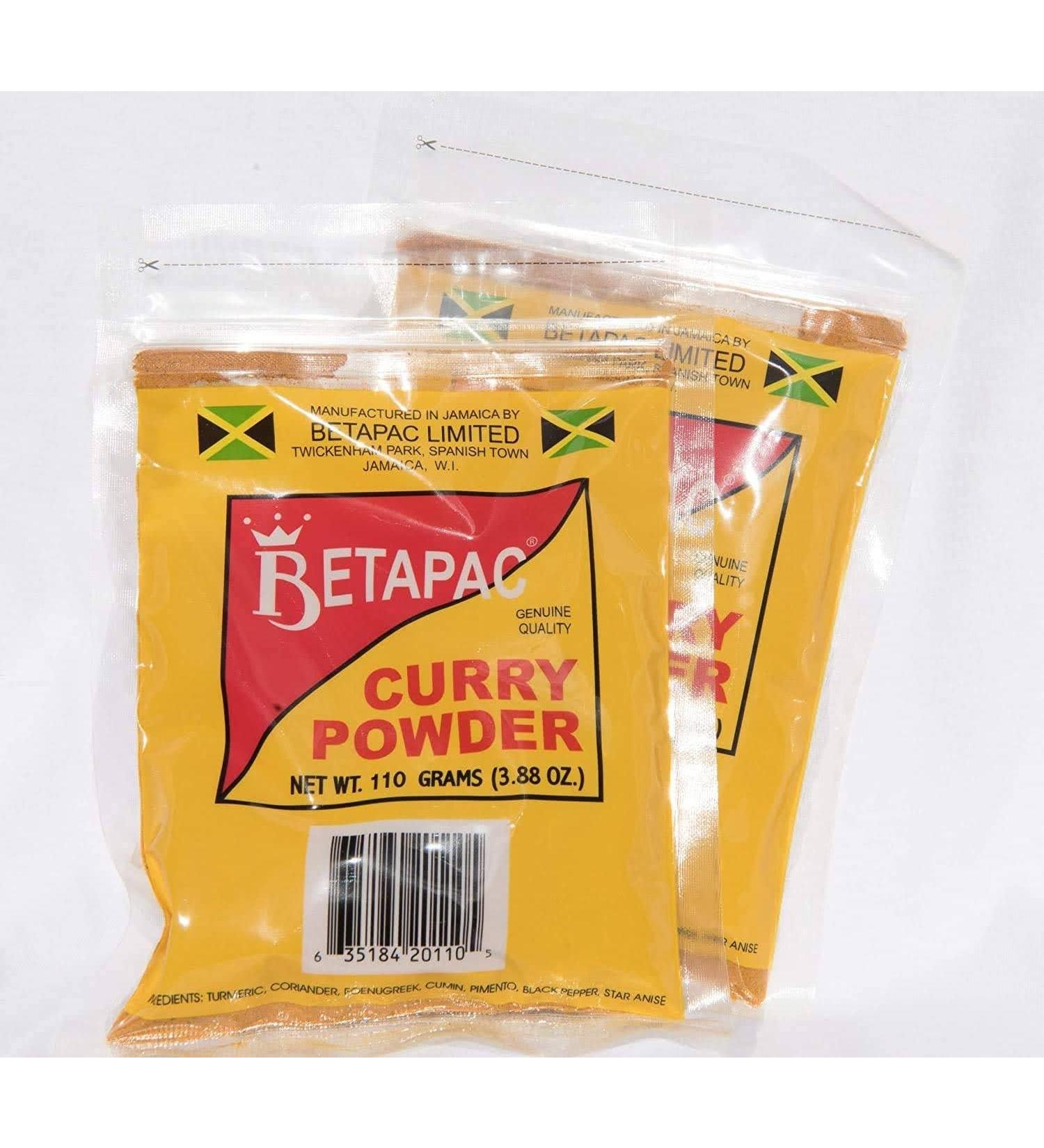Betapac Curry Powder 3.88 Oz - 2 Pack - Authentic Indian Spice Blend - Buy Online on SooperMarket.com