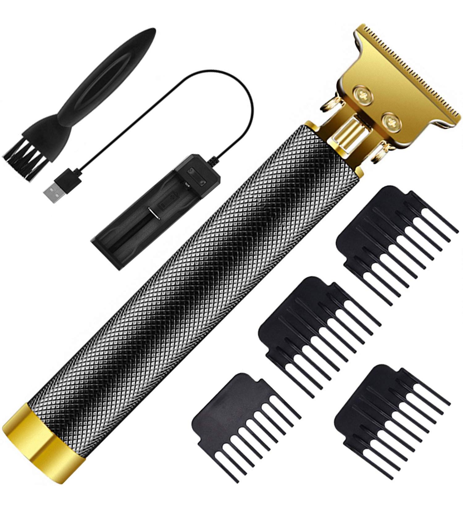 Buy AUPancc Professional Cordless Hair Trimmer - 0mm Bald Clippers for Men | Zero Gapped T-Blade Beard Shaver - International Shipping Available - Buy Online on SooperMarket.com