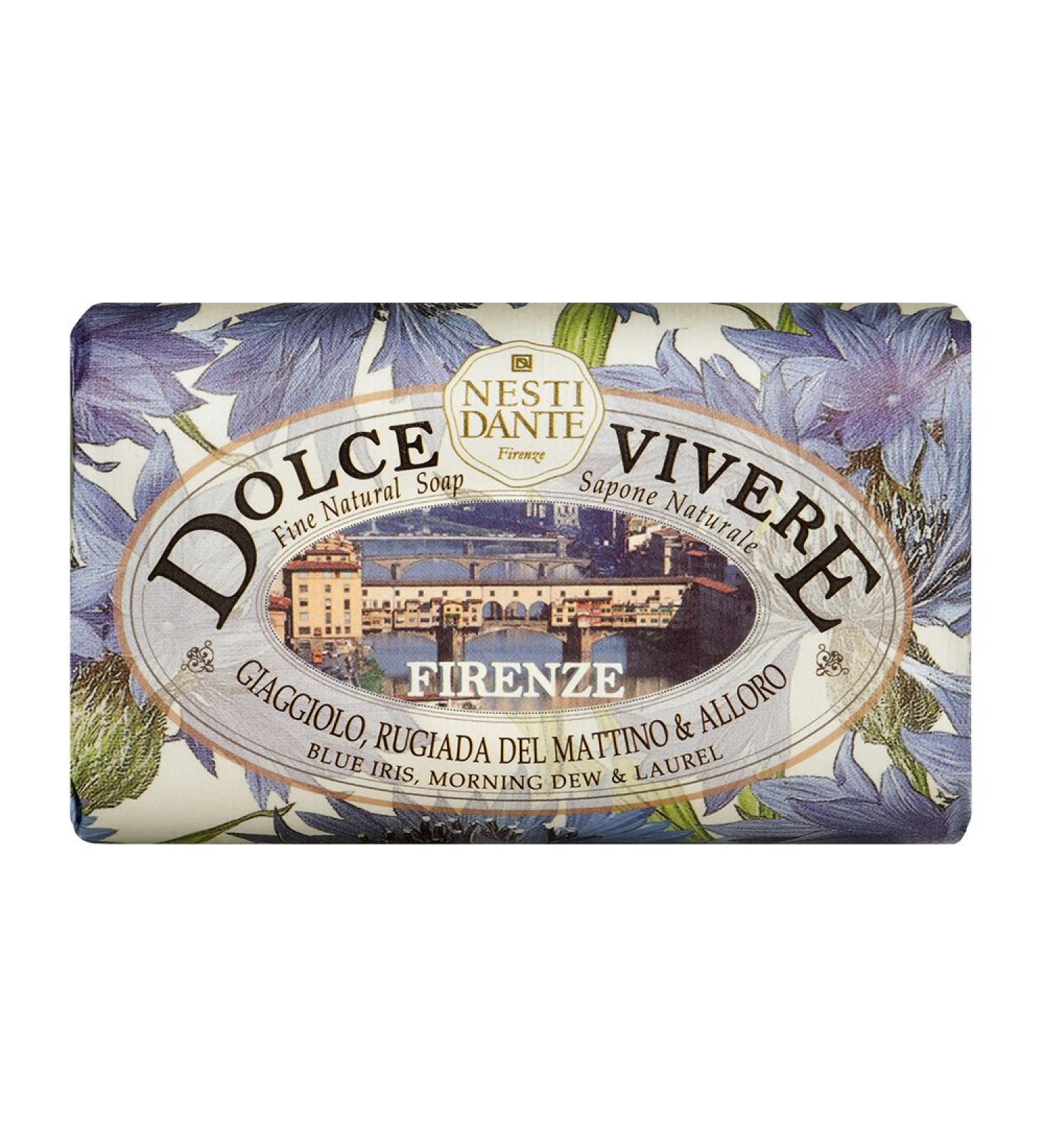 NESTI DANTE Dolce Vivere Venezia Soap 250g - Blue Iris Morning Dew & Laurel | Single Pack - Buy Online on SooperMarket.com
