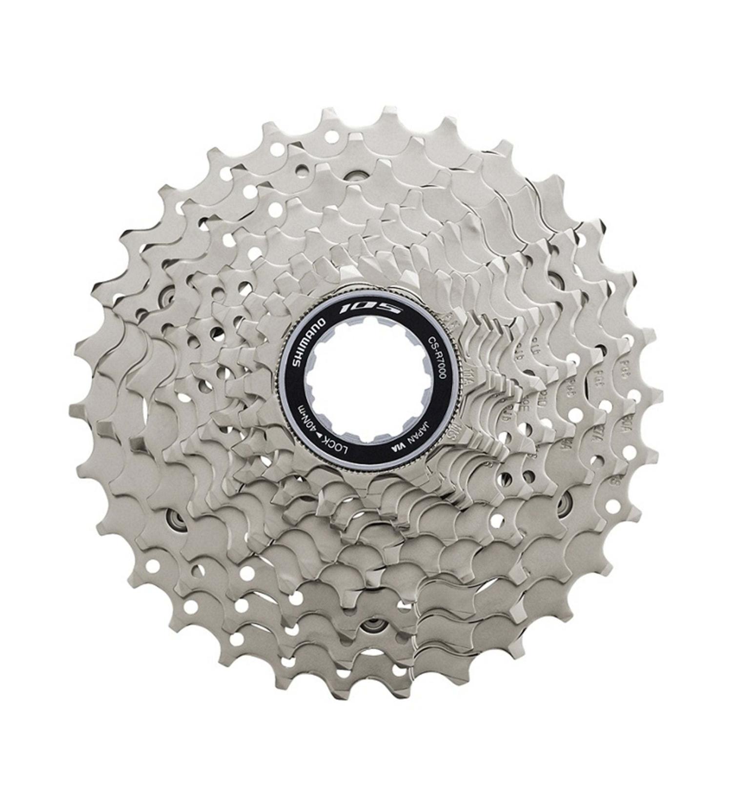 Shimano 105 Unisex's CSR7000225 Bike Parts, Standard, 12-25 Teeth
