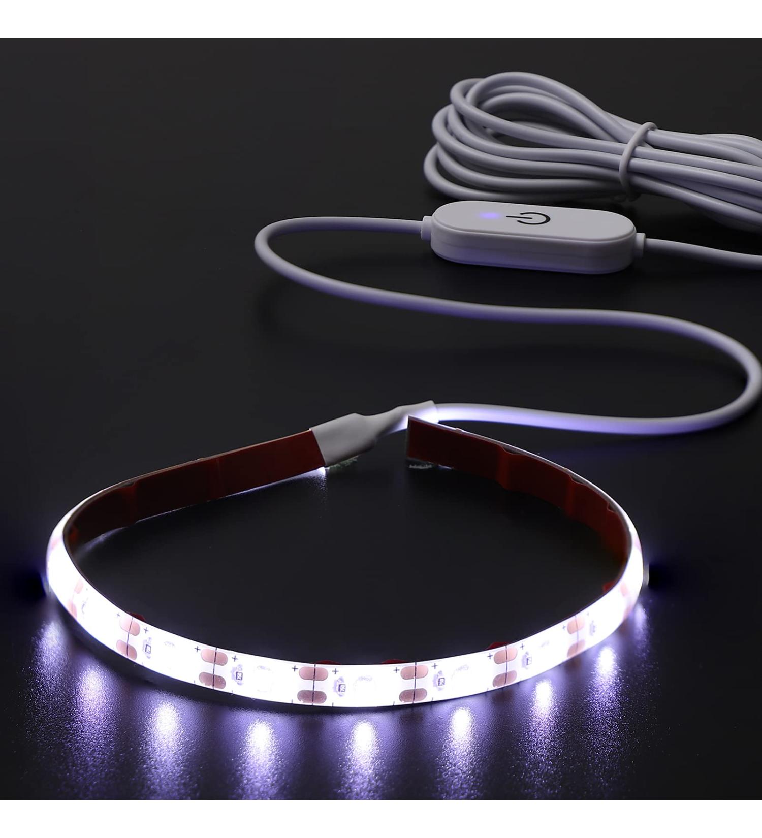 Mobestech 2M Sewing Machine LED Strip Light | Cold White 6500K | Self-Adhesive, USB Powered - Buy Online on SooperMarket.com
