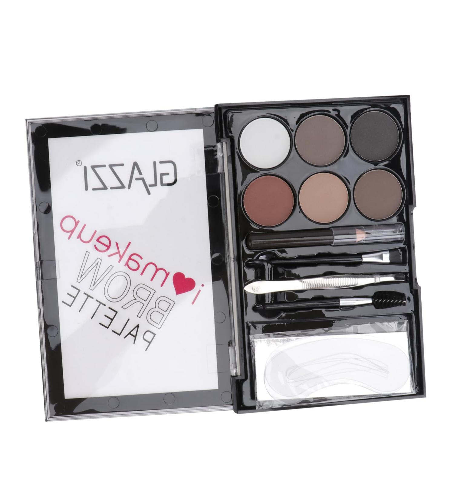 WOONEKY 1 Set Eyebrow Powder Set Eyebrow Sissor Kit Eyebrow Brush Brow Pencil Lady Eyebrow Powder Lit e Abs - Buy Online on SooperMarket.com