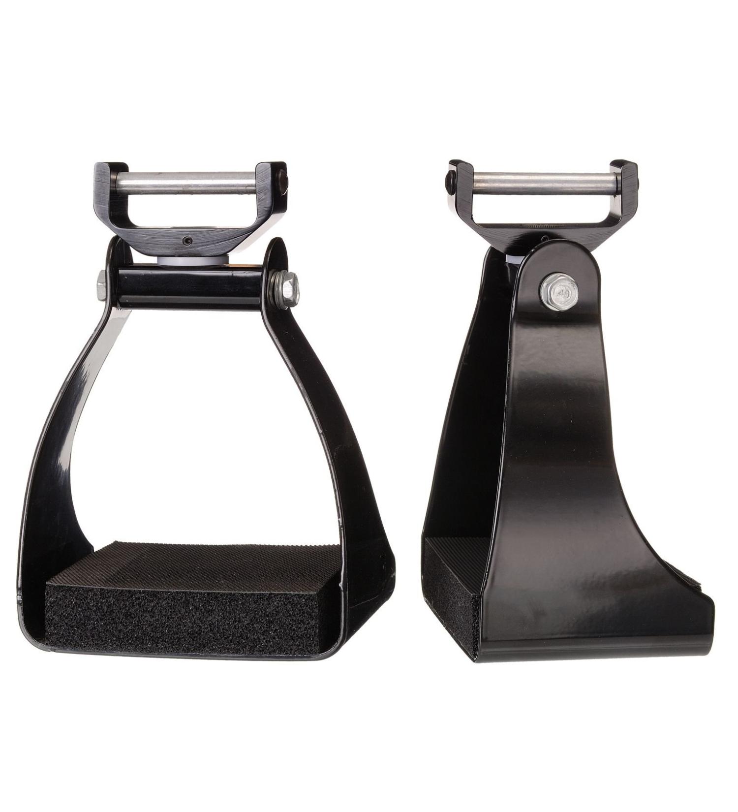 Tough 1 Swivel and Lock Endurance Stirrup 3-Inch Black