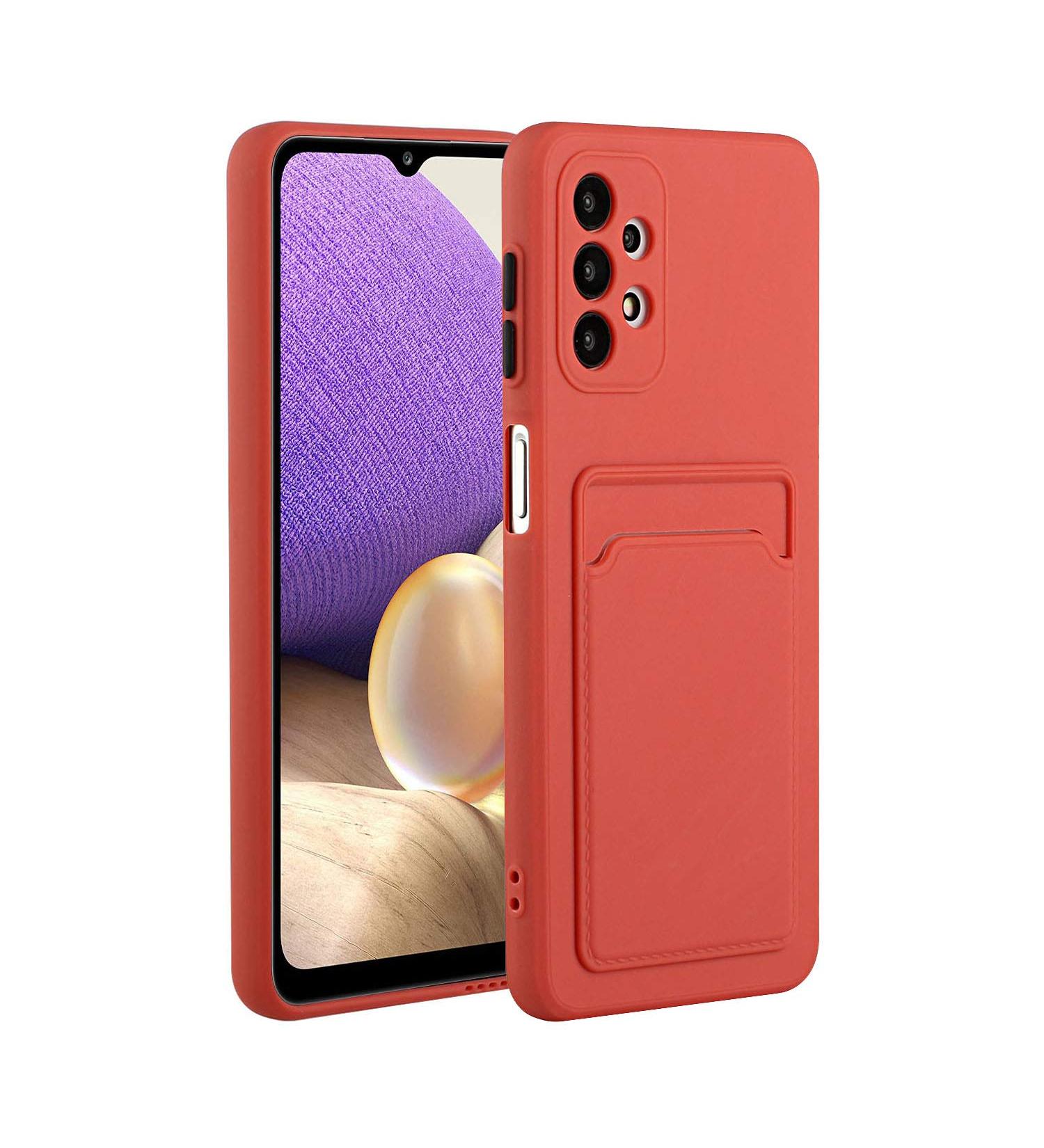 Buy Tivenfezk Nadoli Ultra Thin Shockproof Silicone Case for Samsung Galaxy A73 5G | Scratch-Resistant Wallet Cover with Credit Card Holder - Buy Online on SooperMarket.com