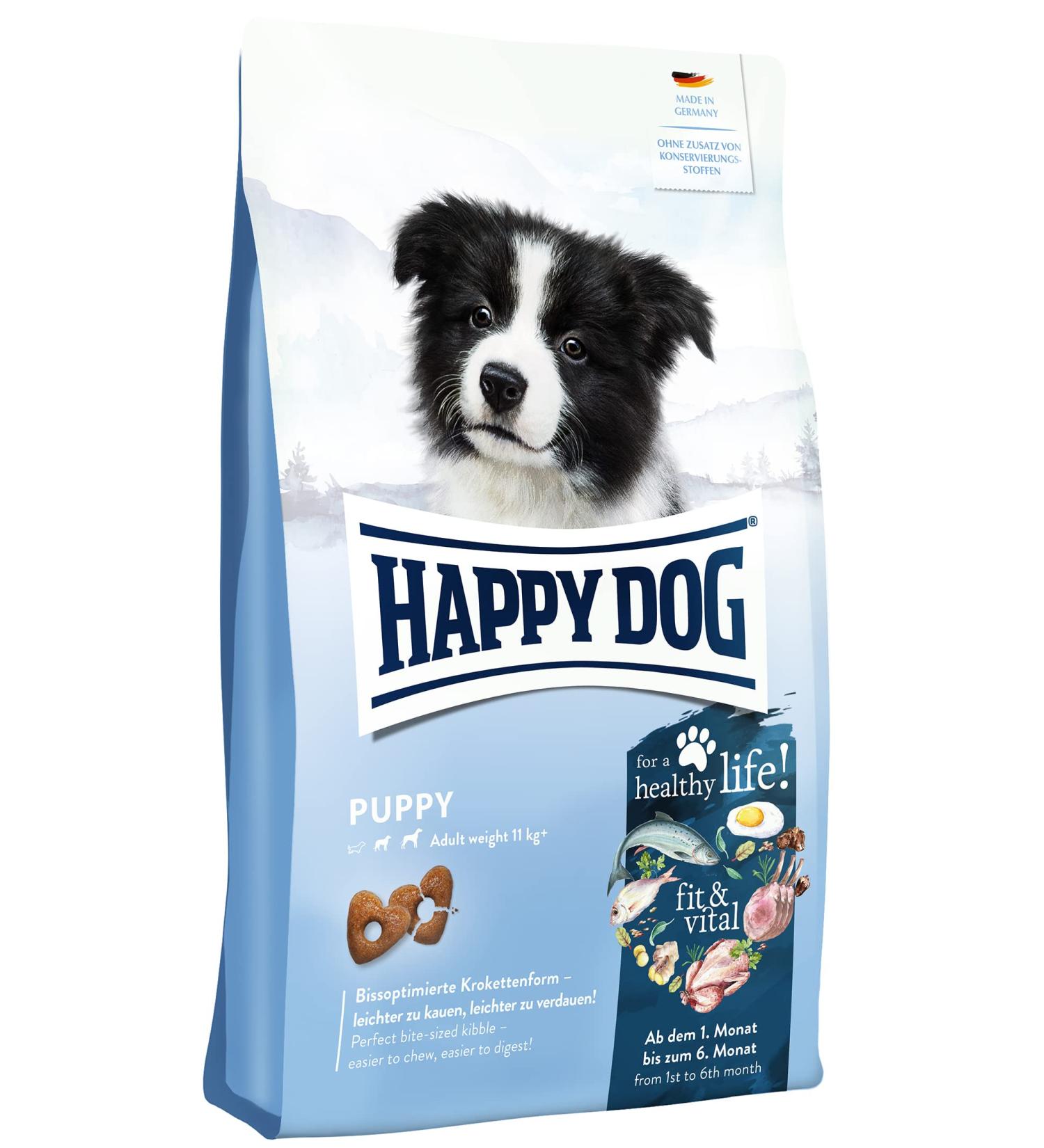Happy Dog Supreme Fit & Vital Puppy 1 kg - Premium Dog Food for Healthy Growth | International Shipping Available - Buy Online on SooperMarket.com