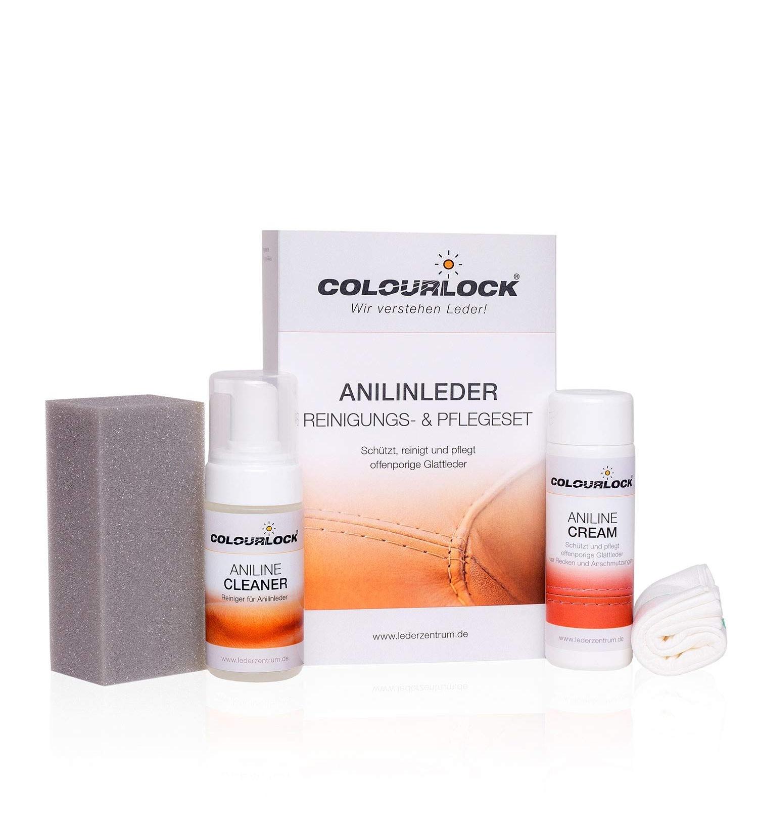 Buy COLOURLOCK Leather Care Set for Aniline Leather Natural Protection & Maintenance - Buy Online on SooperMarket.com
