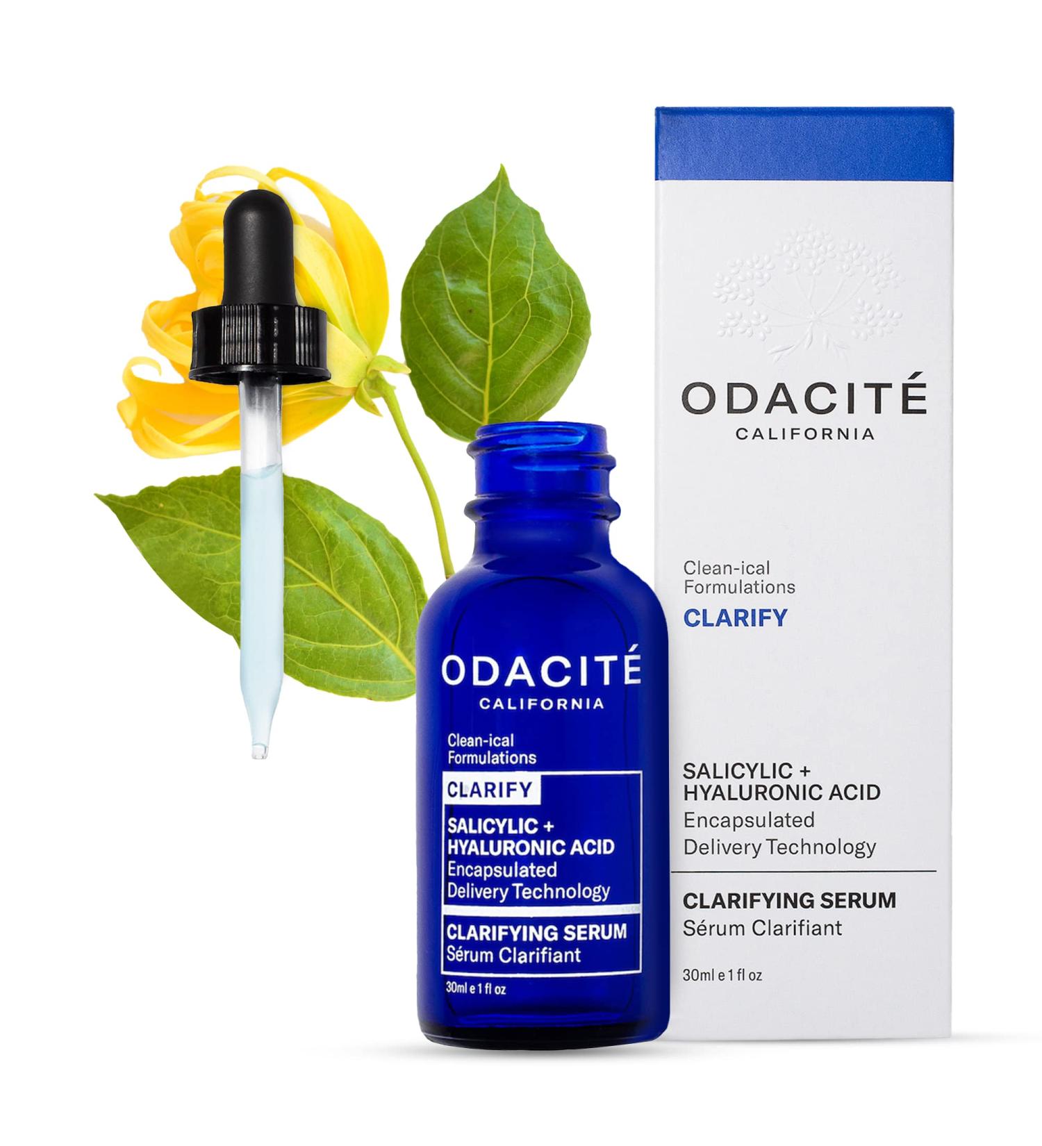Odacite Clarifying Salicylic & Hyaluronic Acid Serum for Acne - Reduce Blemishes & Clogged Pores - 1 Fl Oz | International Shipping Available - Buy Online on SooperMarket.com