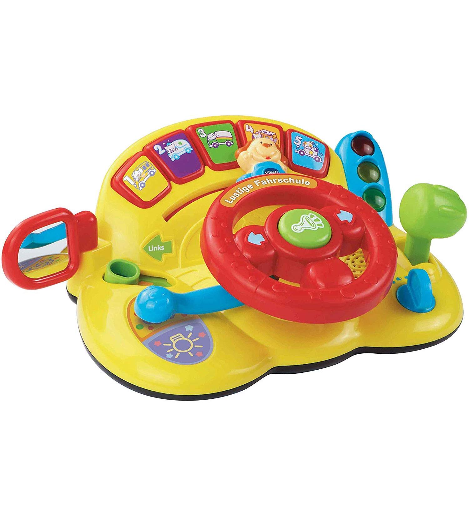 Vtech Funny Driving School Toy - 80-166604 - Bilingual German Learning Fun for Kids - International Shipping - Buy Online on SooperMarket.com