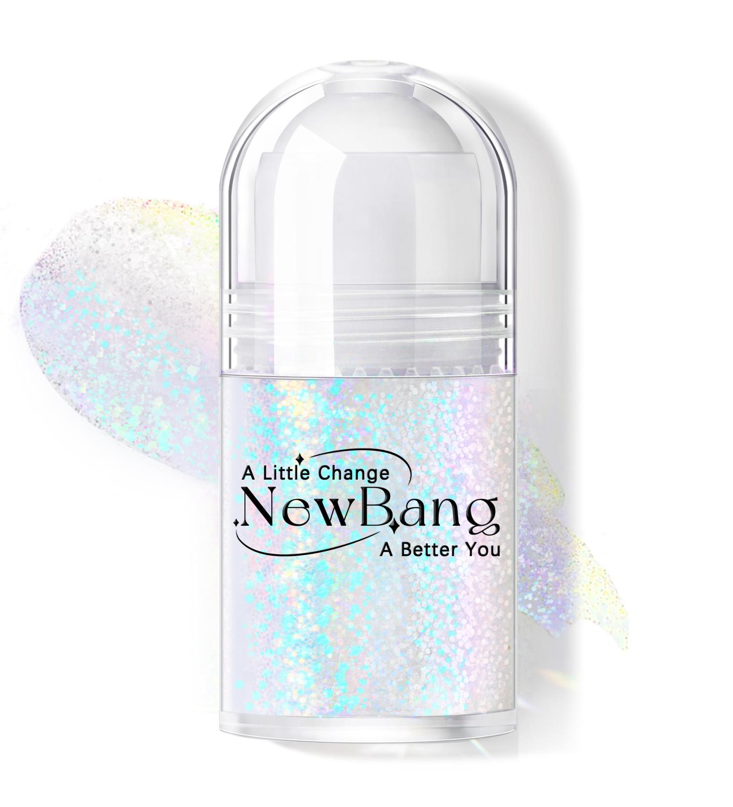 NewBang Chameleon Color Changing Glitter Gel - Golden Ocean | Body, Face, Hair | Chunky Mermaid Sequins | Festival Party Shimmer Makeup - Buy Online on SooperMarket.com