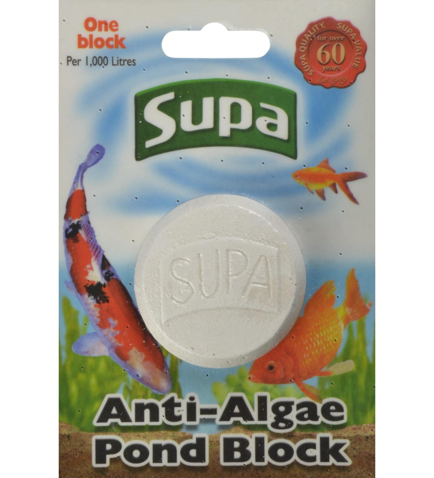 Supa Anti Algae Block The Block Slowly Dissolves Releasing Di-Methyl Urea Into The Pond Water Clearing Algae From Ponds. - Buy Online on SooperMarket.com