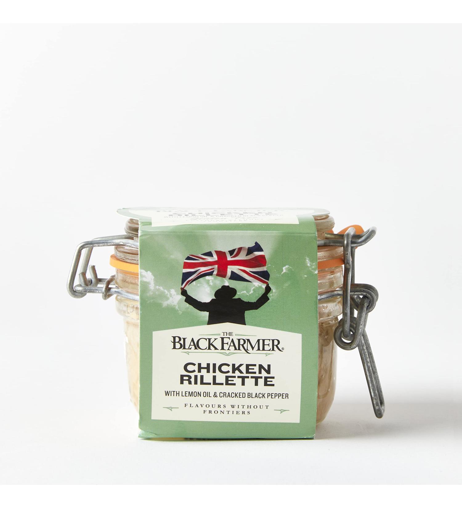 The Black Farmer Chicken Rillette with Lemon Oil & Black Pepper 110g - Buy Online on SooperMarket.com