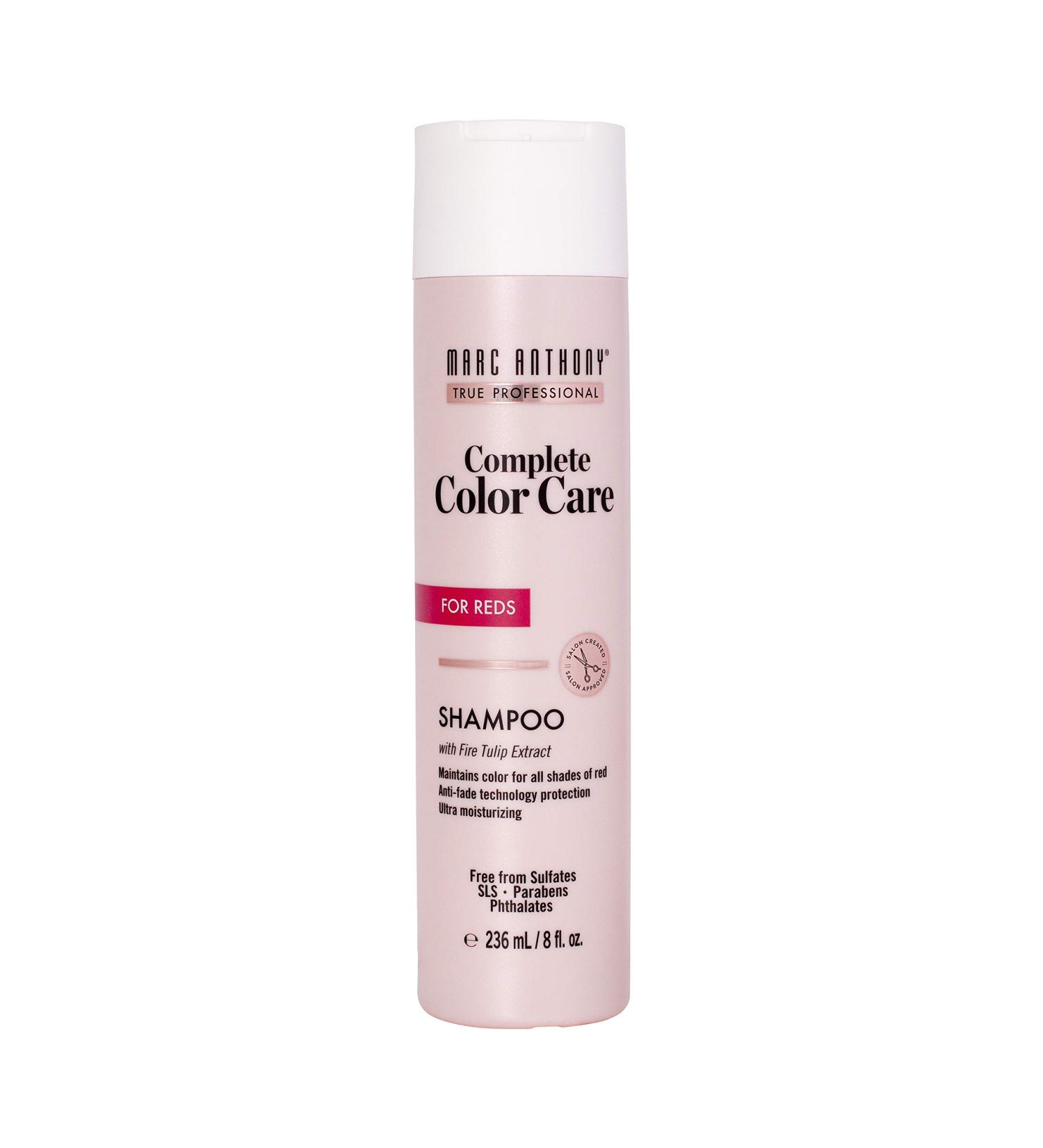 Marc Anthony Complete Color Care Shampoo for Reds 8 oz - Best Shampoo for Vibrant Red Hair | International Shipping Available - Buy Online on SooperMarket.com