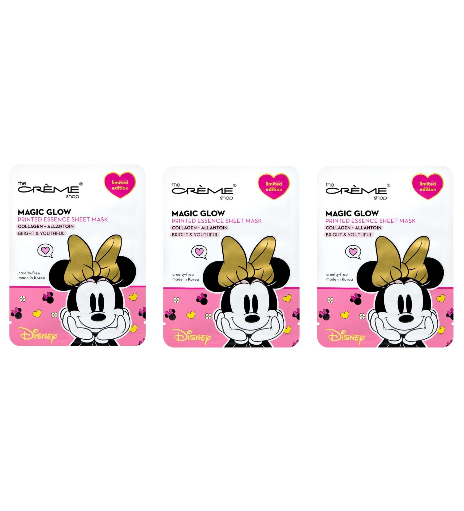 Minnie s Magic Glow Printed Essence Sheet Mask 3 Pack | The Cr me Shop - International Shipping Available - Buy Online on SooperMarket.com