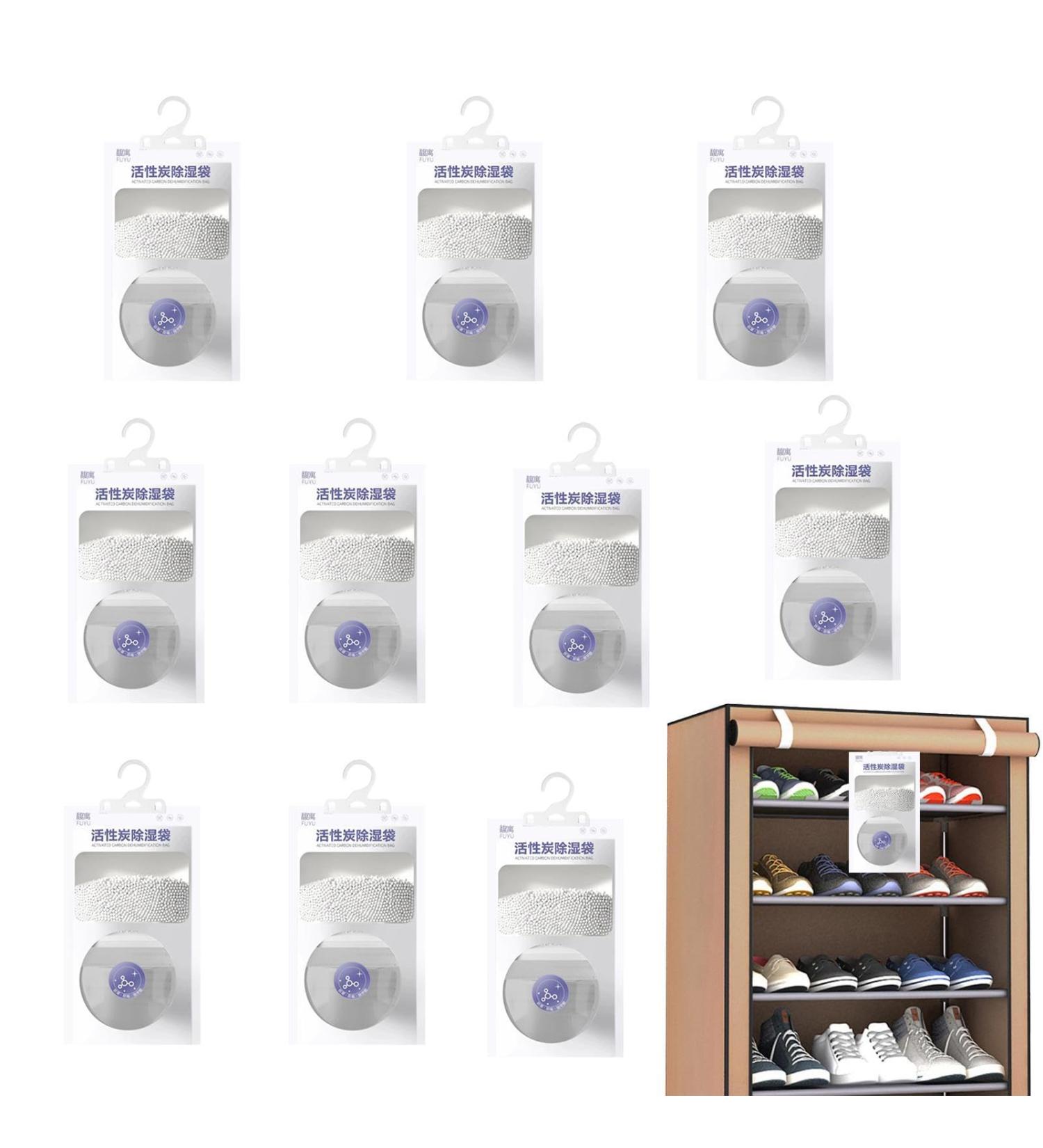 Kasmole Moisture Absorb Packages - 10-Pack Moisture Absorbing Bags for Cupboards Bedrooms & Kitchens | Effective Moisture Control Solutions - Buy Online on SooperMarket.com