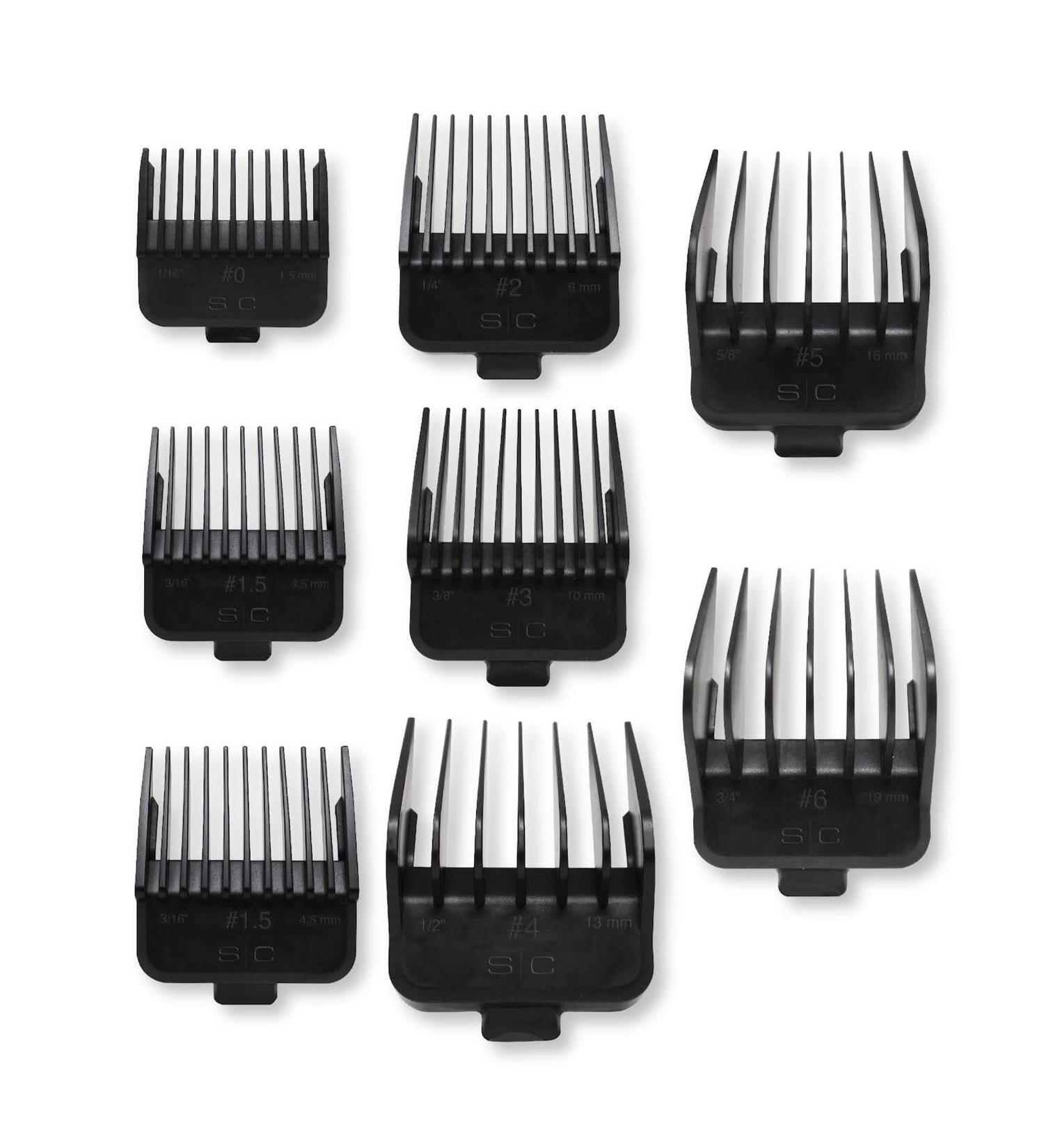 Buy StyleCraft Professional Dub Magnetic Hair Clipper Guards - Premium Neodymium - Sizes 1/16 to 3/4 - International Shipping Available - Buy Online on SooperMarket.com