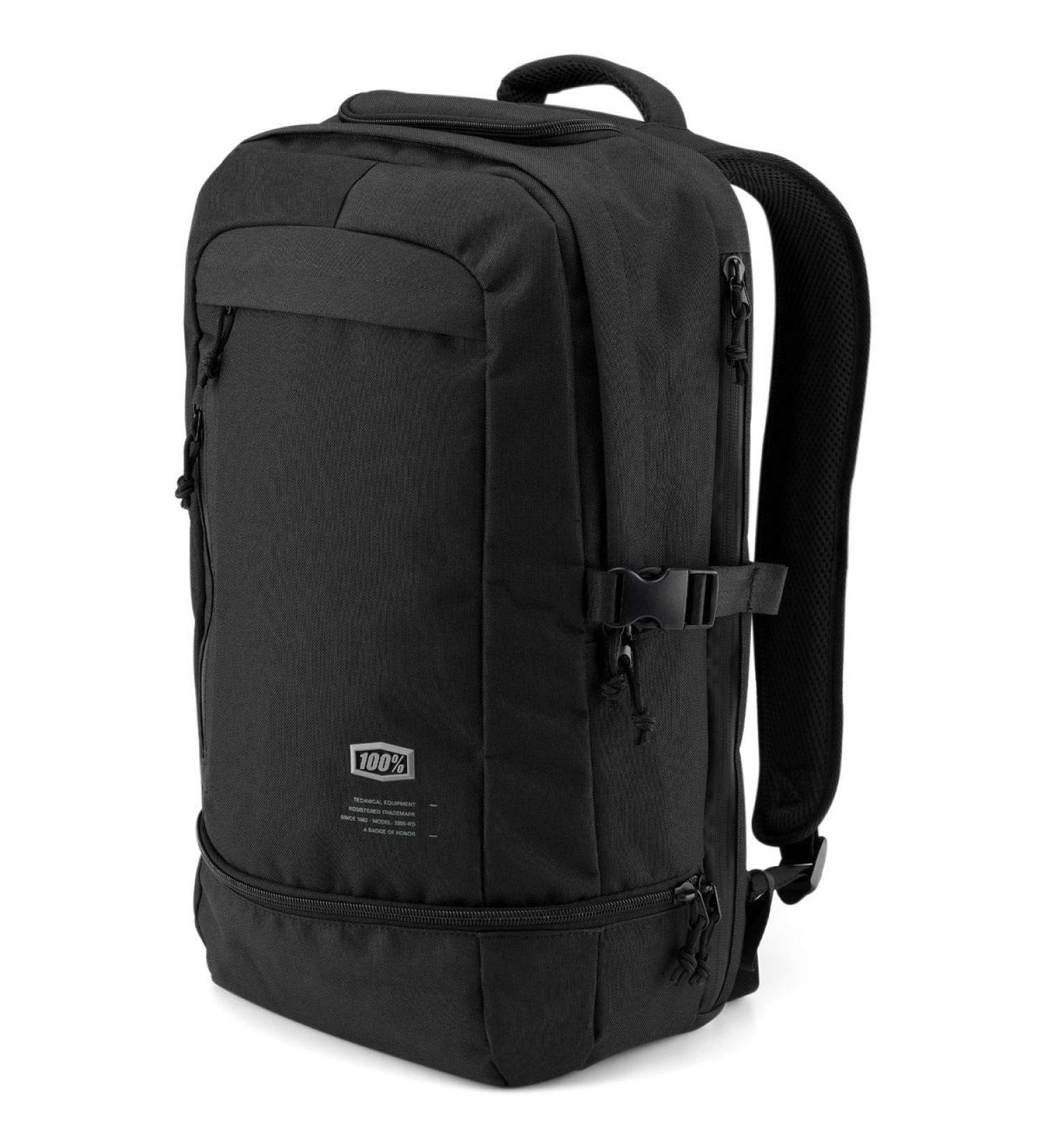 100% Transit Backpack - Black, One Size One Size Black