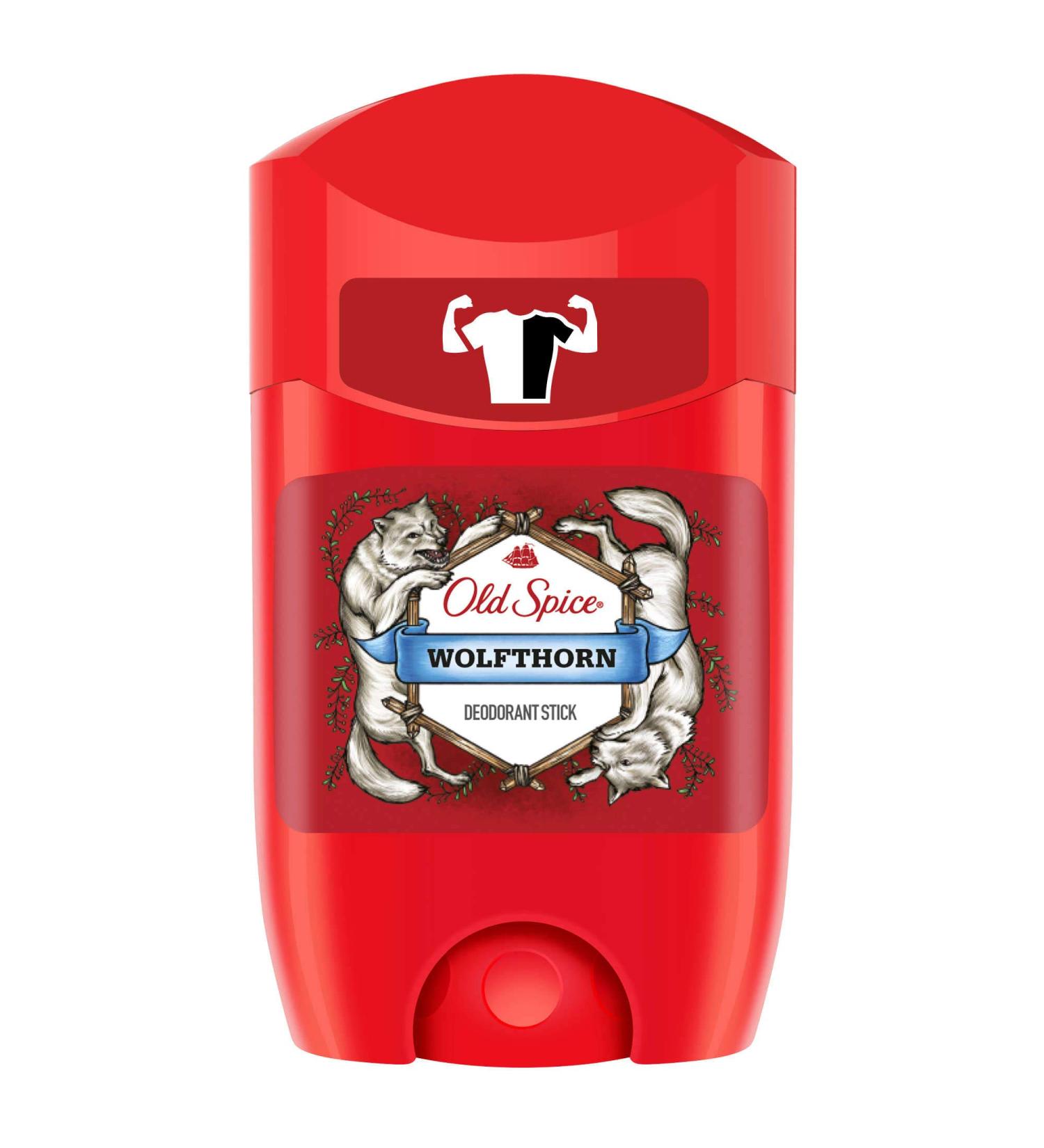 Old Spice Wolfthorn Deo Stick 50ml - Long-lasting Scent for Men - Buy Online on SooperMarket.com