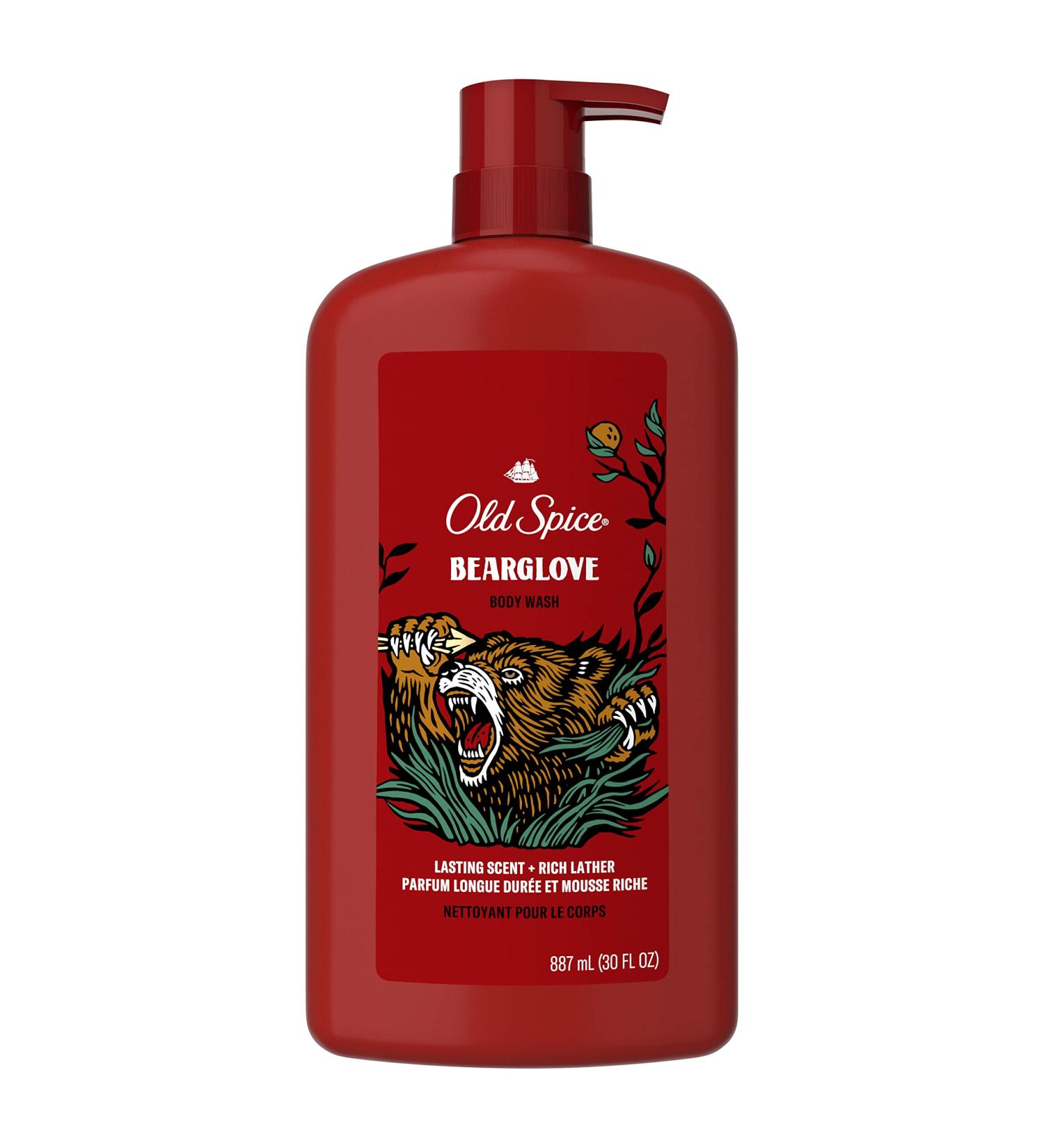 Old Spice Bearglove Body Wash 30 oz - Bold and Masculine Scent - Buy Online on SooperMarket.com