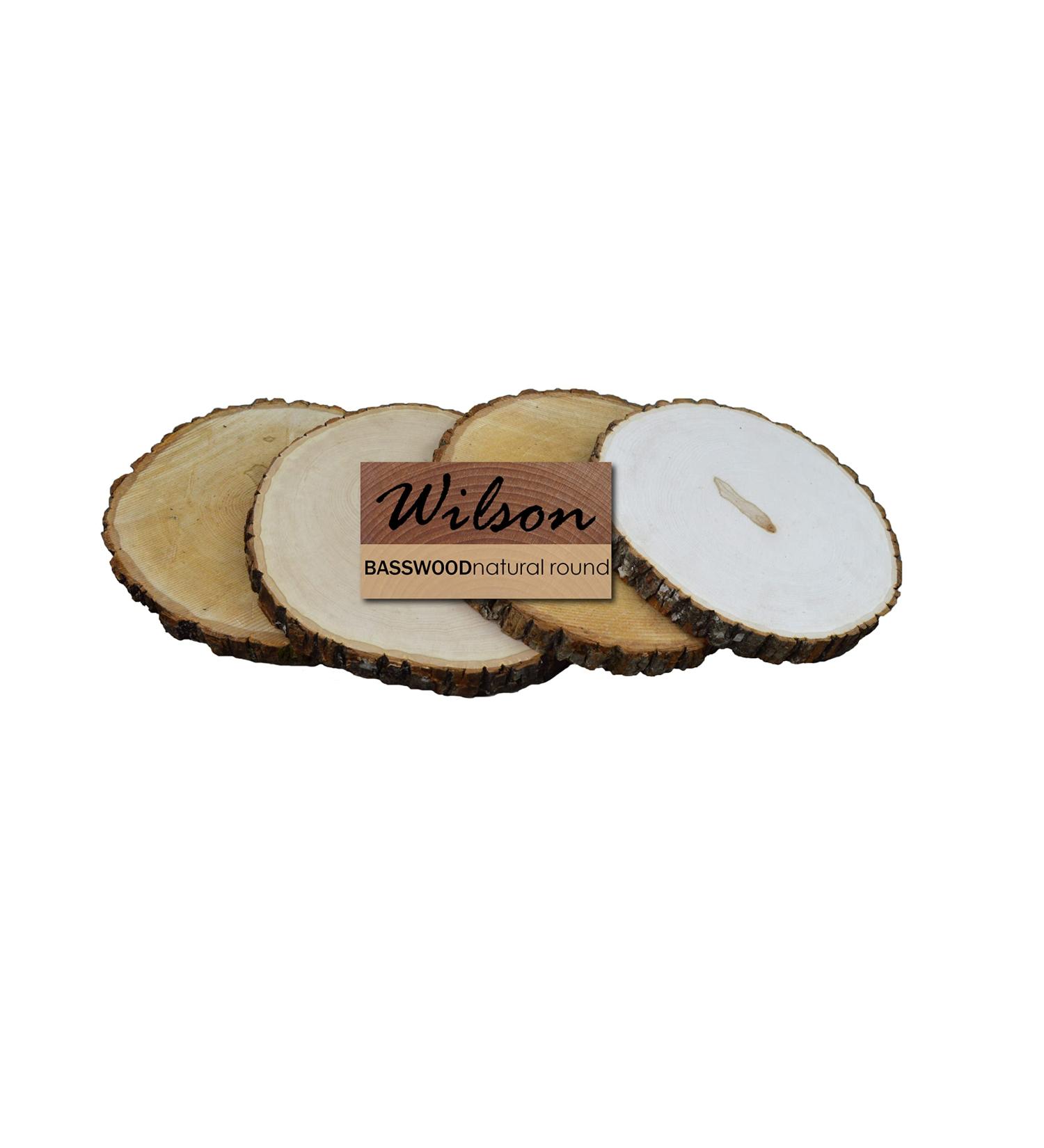 Wilson Natural Basswood Round 9-12 Inches - Set of 4 Pieces - Buy Online on SooperMarket.com