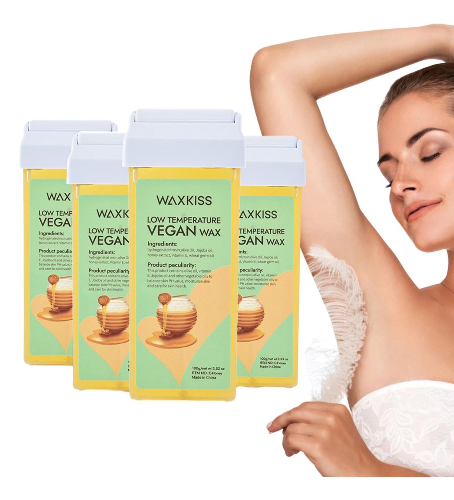 Buy Wachtrone Soft Wax Cartridge | Handwax Hair Removal Cream - Mild Texture Low Melting Point & Fragrant - Perfect for Arms Back Legs & Armpits - Buy Online on SooperMarket.com
