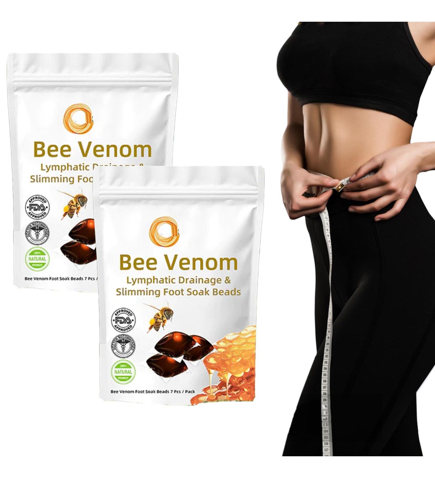 Diapason Bee Venom Lymphatic Drainage & Slimming Foot Soak Beads 2025 New Bee Venom Foot Soak Aprolo Detoxingherbs Cleansing Foot Soak Beads Healthy Fast Shape & Cleanse Body Relief Relax (14pcs) - Buy Online on SooperMarket.com