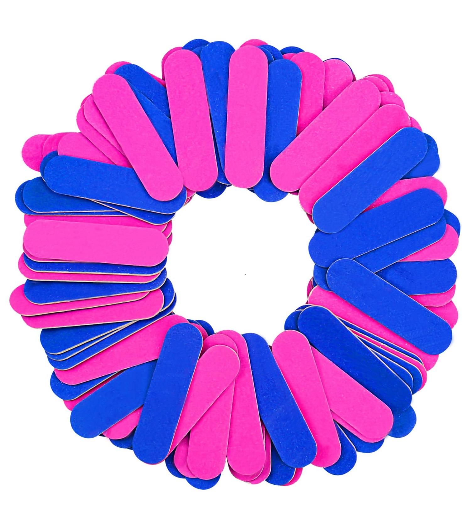 100PCS Nail File Set Disposable Mini Nail File 180/240 Professional Care Mini Nail Files Double Sided Emery Board Buffer Set Grit Double Sided Emery Board for Manicure Nail Studio Home Nail Care - Buy Online on SooperMarket.com