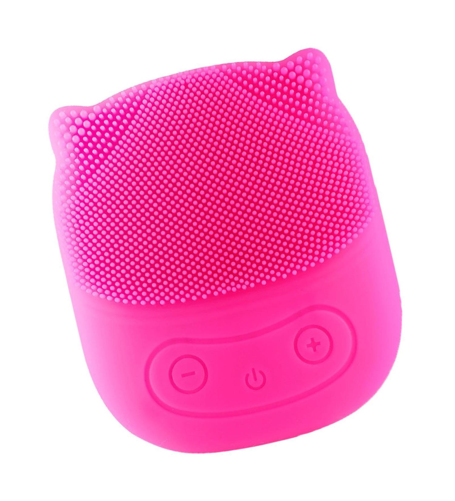 Toseky Face Exfoliator Scrubber | Penguin Shape Vibrating Face Scrub Brush - Rechargeable Wash Brush for Deep Cleaning Skin Waterproof Skin Care Face Brushes Red - Buy Online on SooperMarket.com