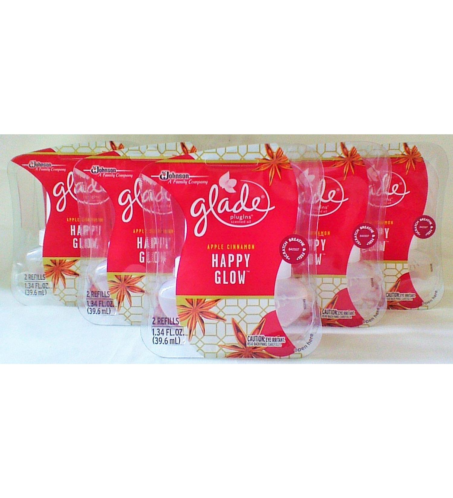 Buy 10 Glade Plugins Apple Cinnamon Refills - Happy Glow 5 Twin Packs - International Shipping Available - Buy Online on SooperMarket.com