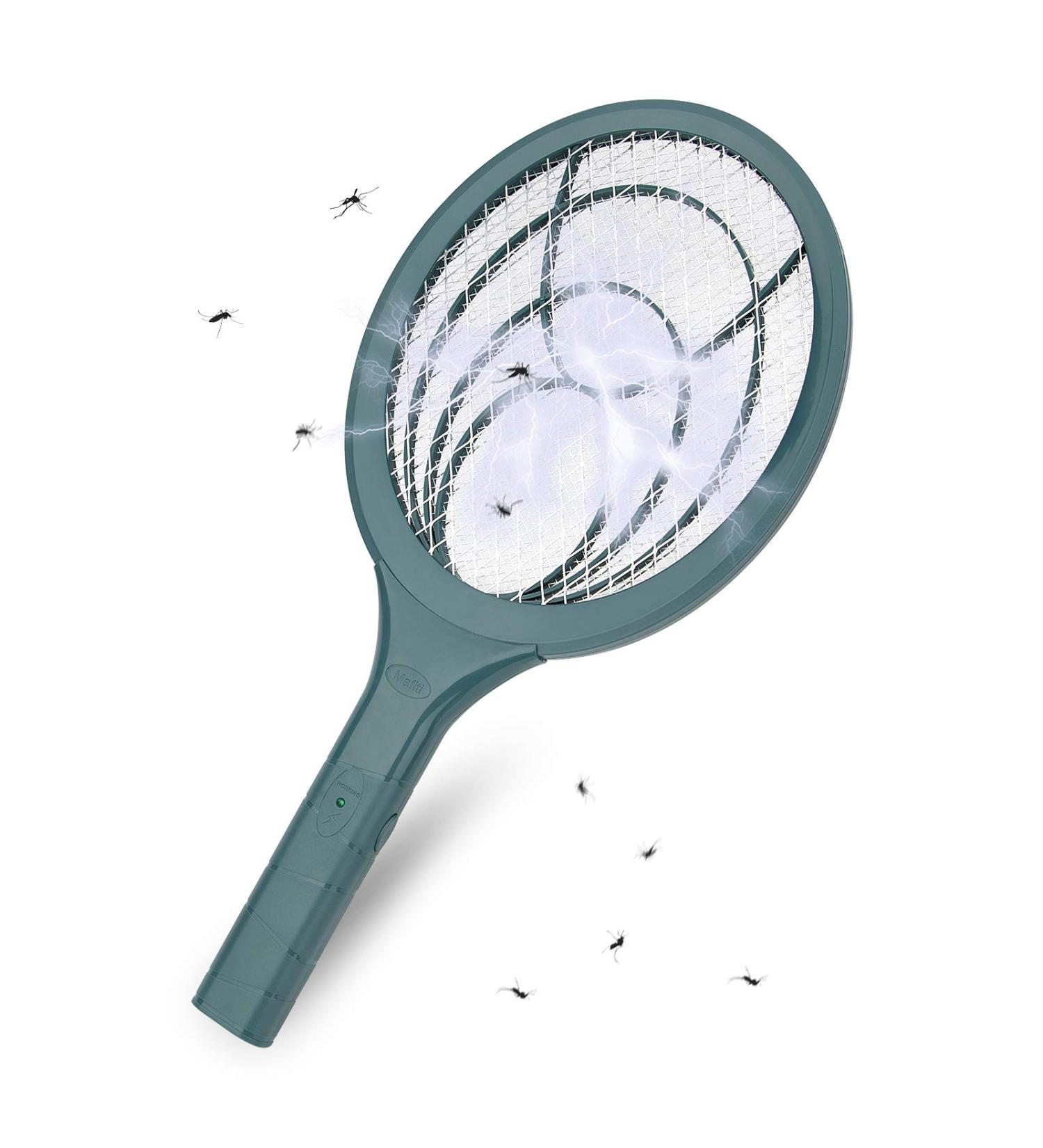 Mafiti Electric Fly Clapper - Toxin-Free Insect Killer with Removable Batteries | Ideal for Indoor & Outdoor Use (Dark Green) - Buy Online on SooperMarket.com