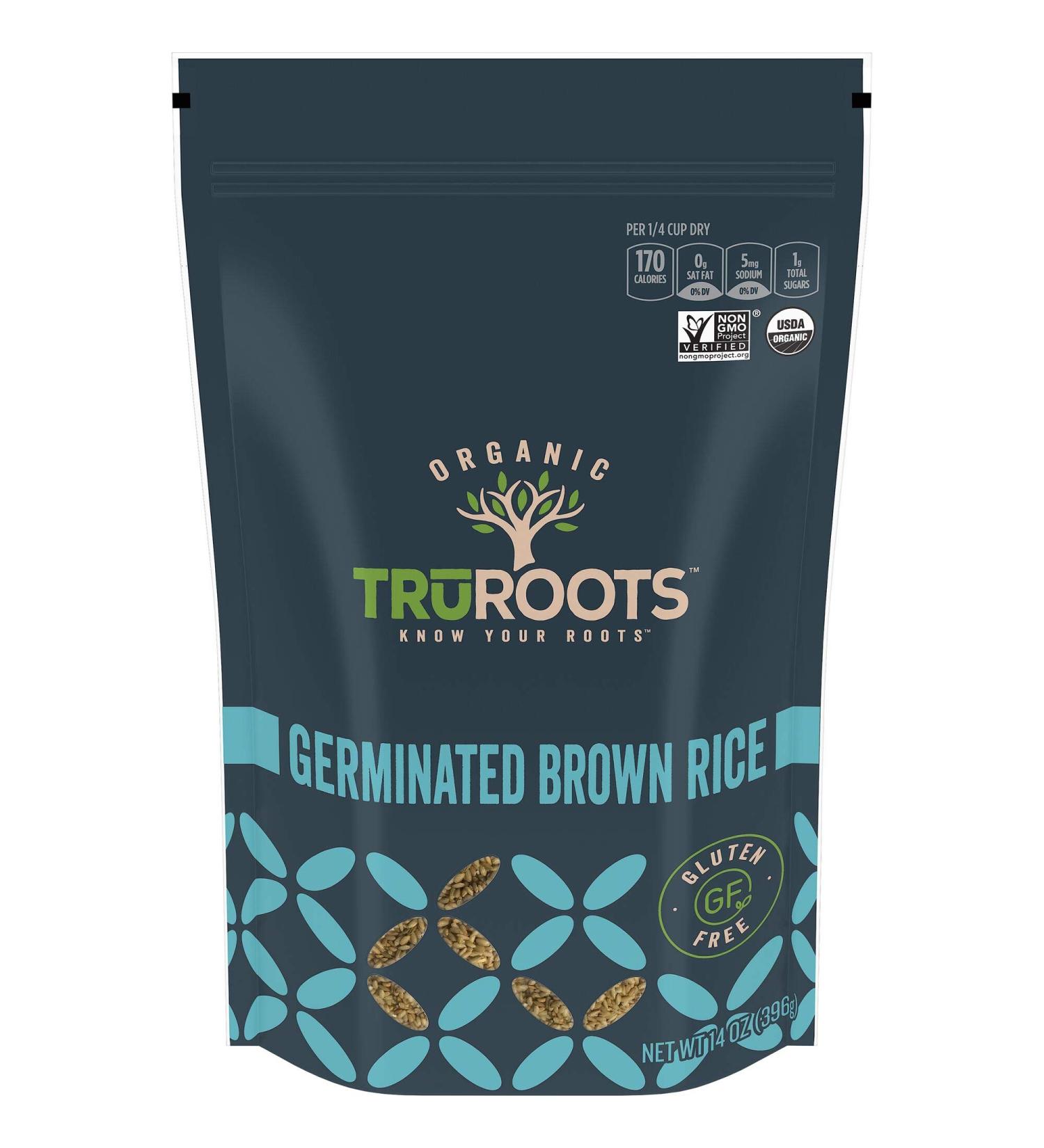 TruRoots Organic Germinated Brown Rice - 14 oz | USDA Organic & Non-GMO - Buy Online on SooperMarket.com