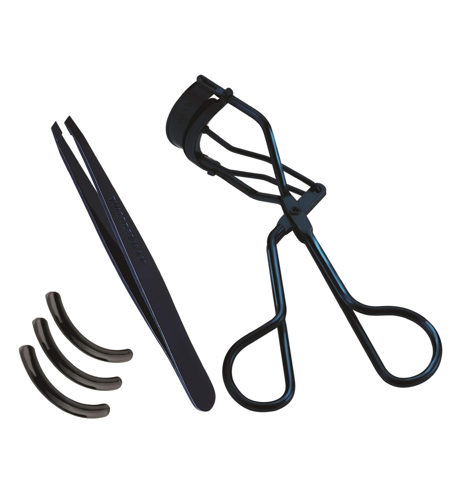 Tweezerman 4274-R Midnight Cheers Brow & Lash Set - Precision tools for flawless brows and lashes - Buy Online on SooperMarket.com