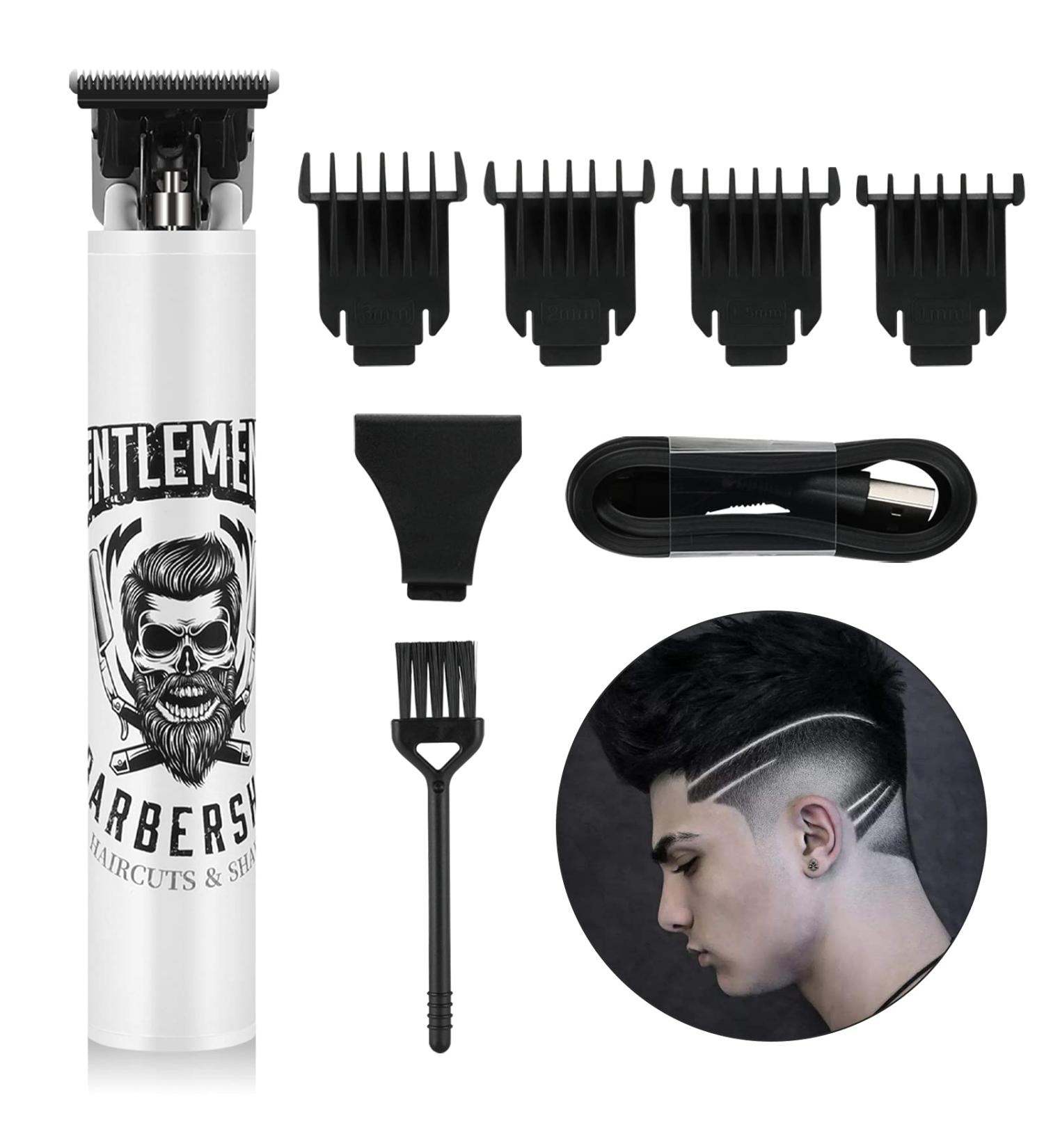BESTBOMG Electric Clippers - Rechargeable Cordless T-Blade Trimmer & Beard Grooming Kit for Men - Buy Online on SooperMarket.com