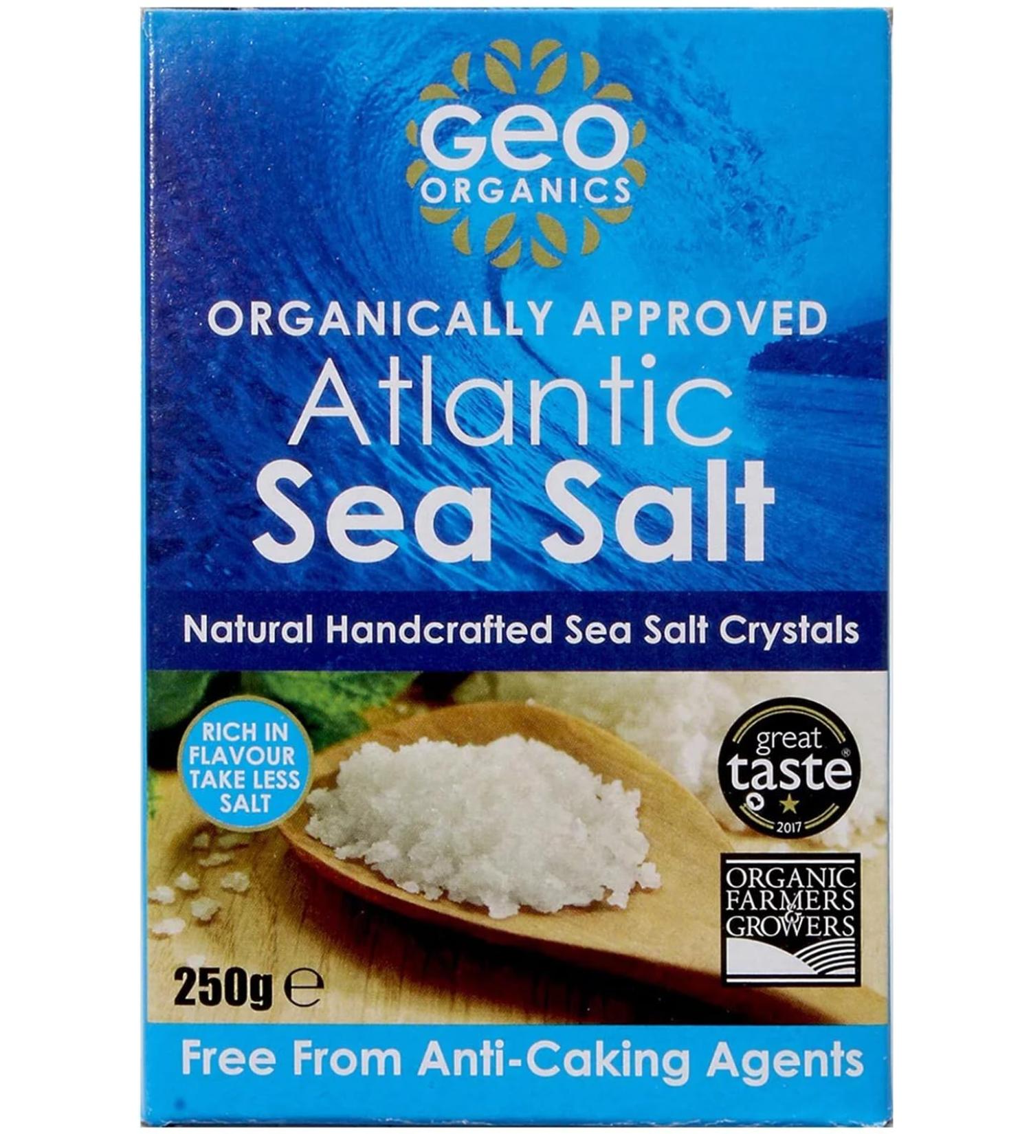 Geo Organics Atlantic Sea Salt 250g