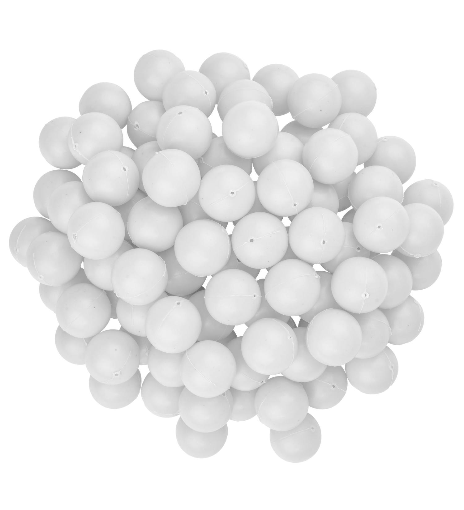 Fairly Odd Novelties 3/4 Mini Ping Pong/Table Tennis/Beer Pong Round Balls (100 Pack) - 19mm White - Buy Online on SooperMarket.com