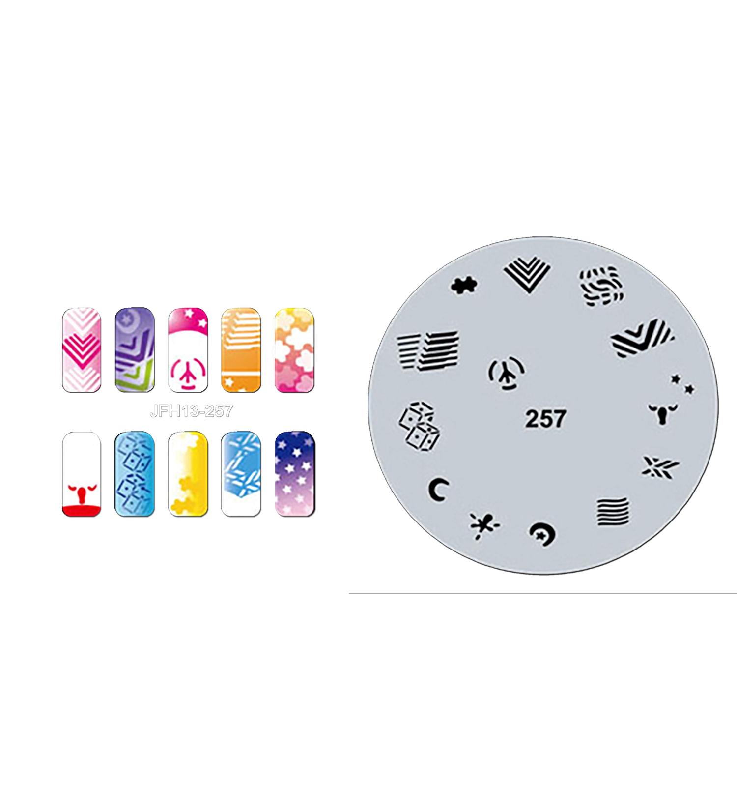 Fingernail stencil (airbrush nail art) Fengda JFH13-257