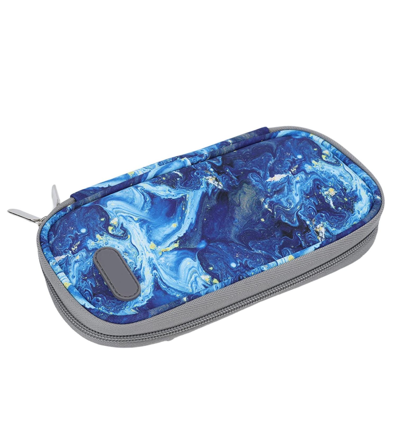 Portable Diabetic Medication Cooler Bag - Prevent Spoilage - Easy to Close - Multi Layer - Travel Friendly (Blue) - Buy Online on SooperMarket.com