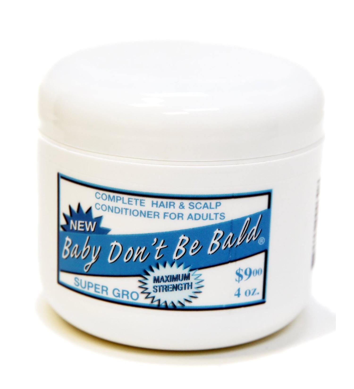 Buy Baby Don t Be Bald Hair & Scalp Conditioner for Adults - Maximum Strength Light Blue 4oz | International Shipping Available - Buy Online on SooperMarket.com